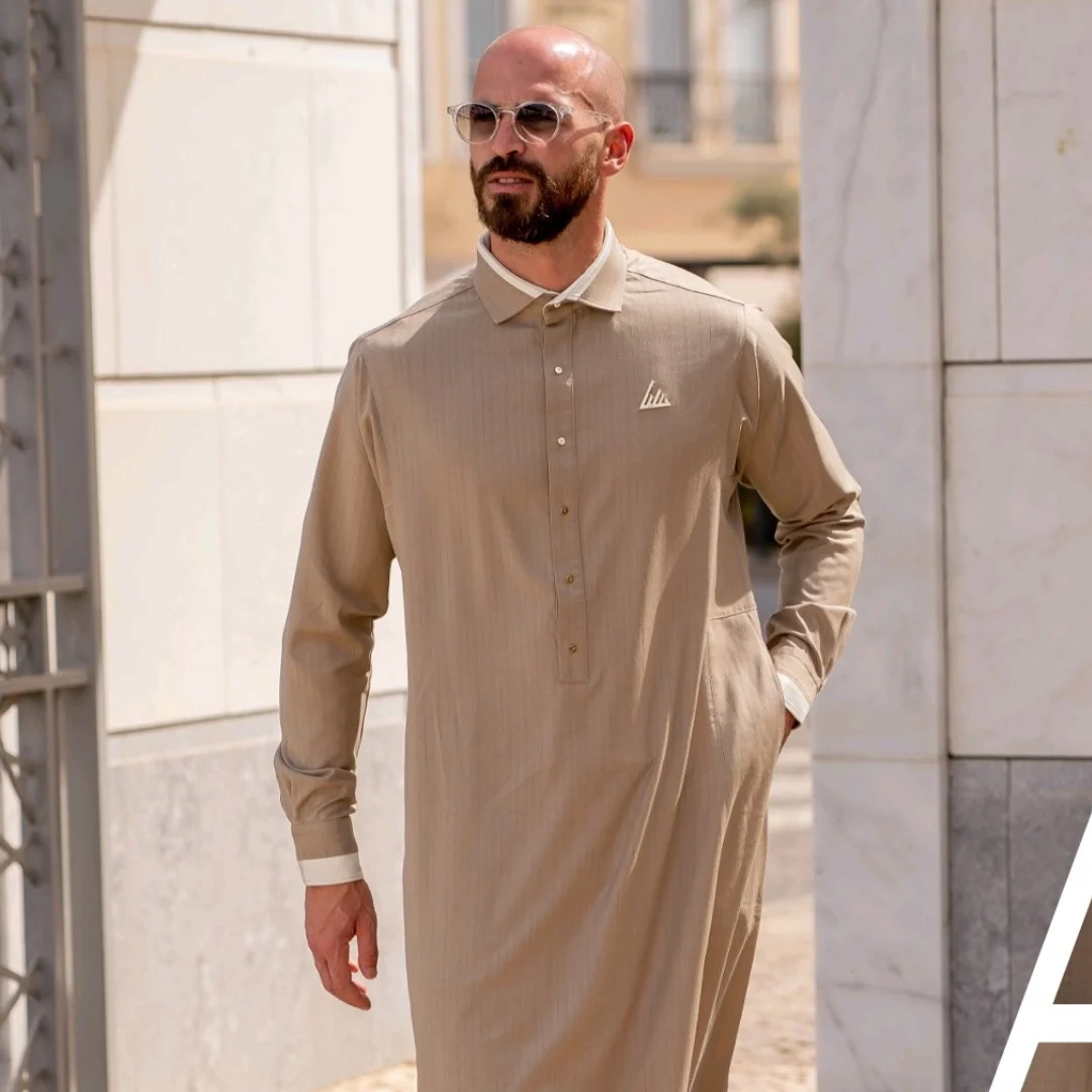 Luxury Cream Thobe & Jubba – Al Ameer