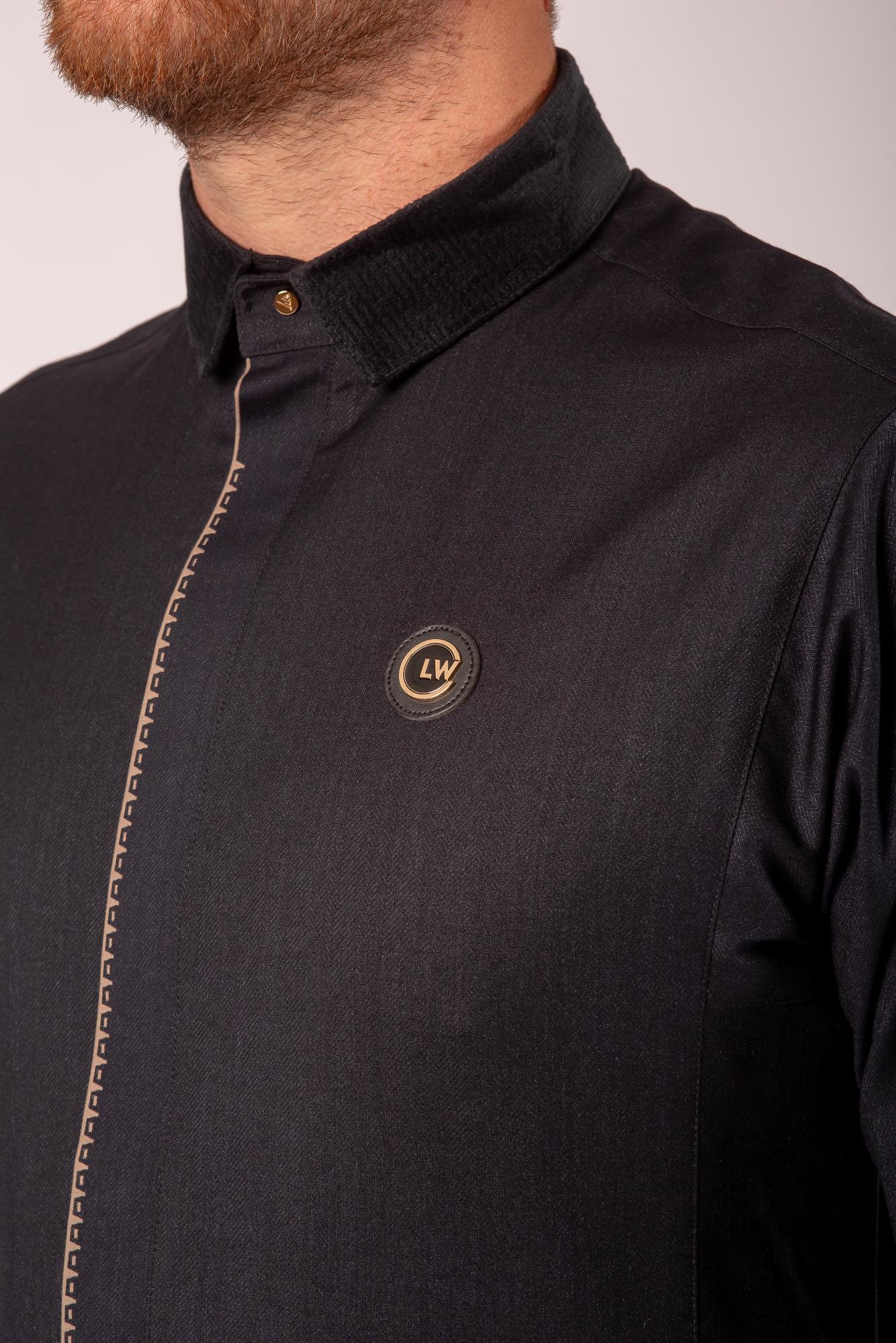 Luxury Black & Brown Thobe & Jubba – Al Ameer - Image 2