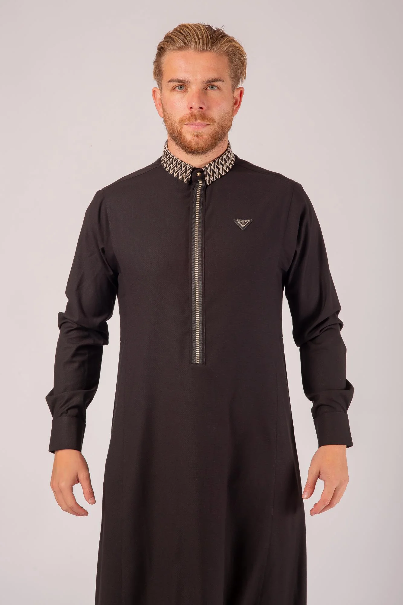 Luxury Maroon & Brown Thobe & Jubba – Al Ameer
