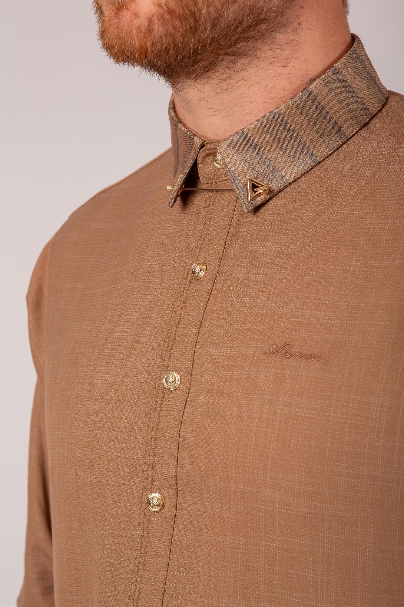 Luxury Sand Gold Thobe & Jubba – Al Ameer - Image 2