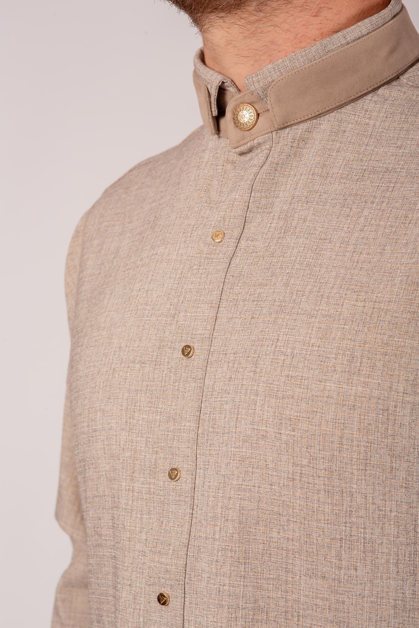 Luxury Cream & Brown Thobe & Jubba – Al Ameer - Image 2