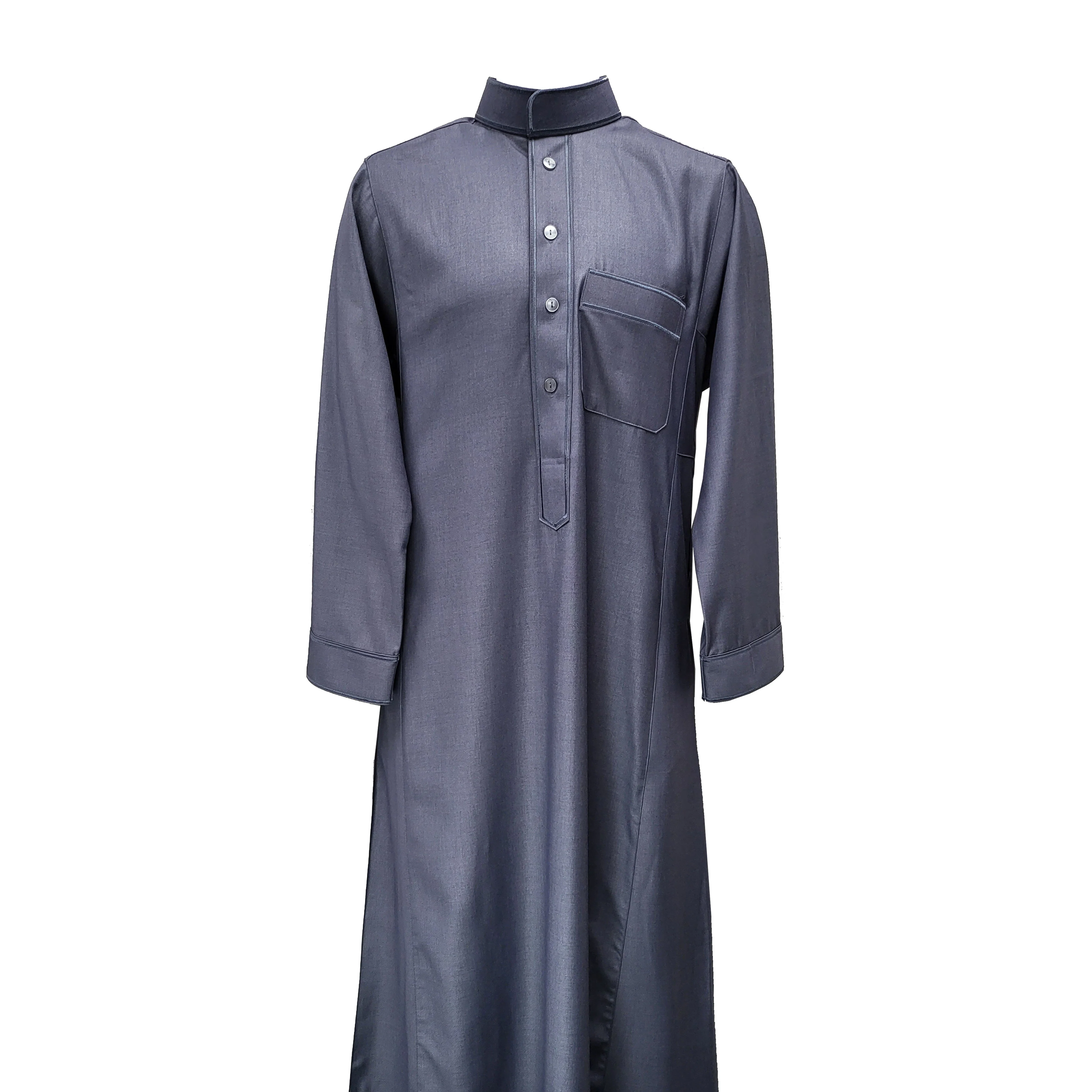 Al Aseel Embroidered Colour Thobe (Jubba) - Image 3