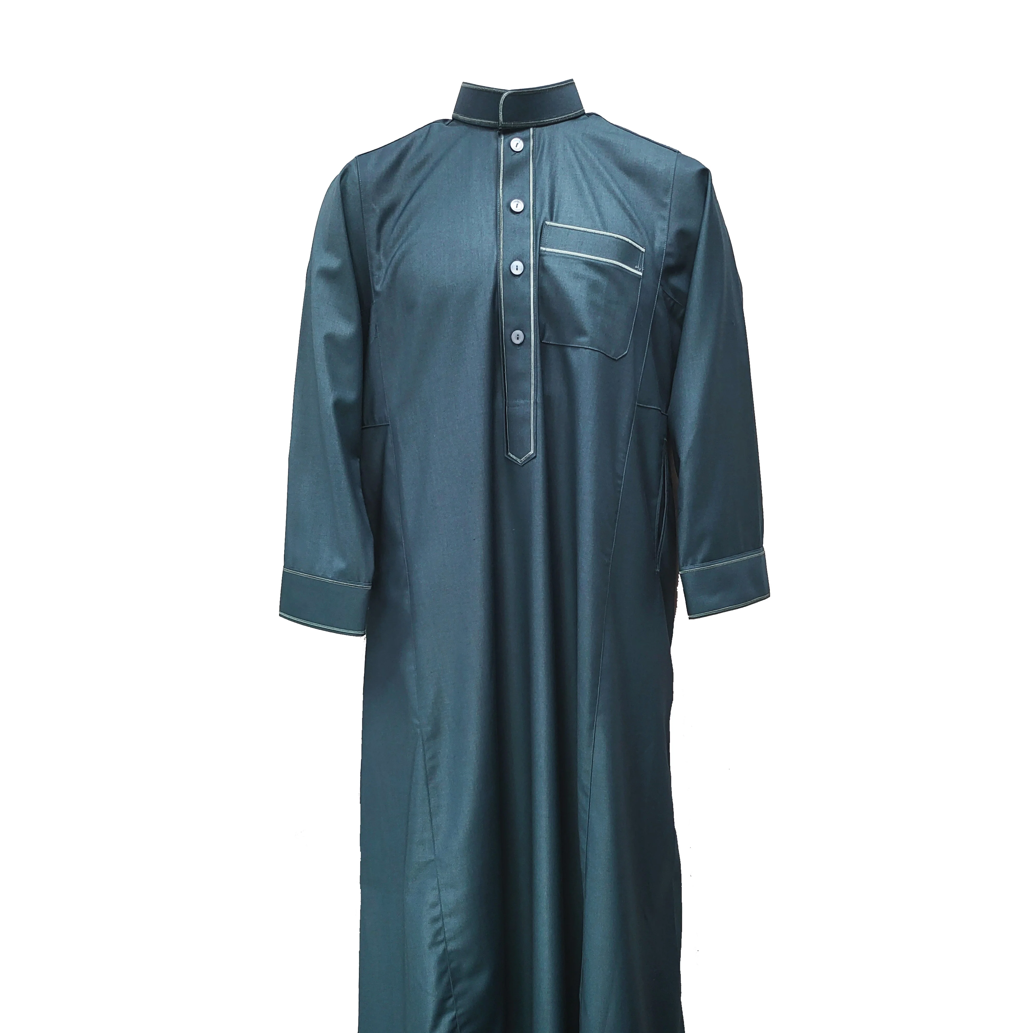 Al Aseel Embroidered Colour Thobe (Jubba) - Image 7