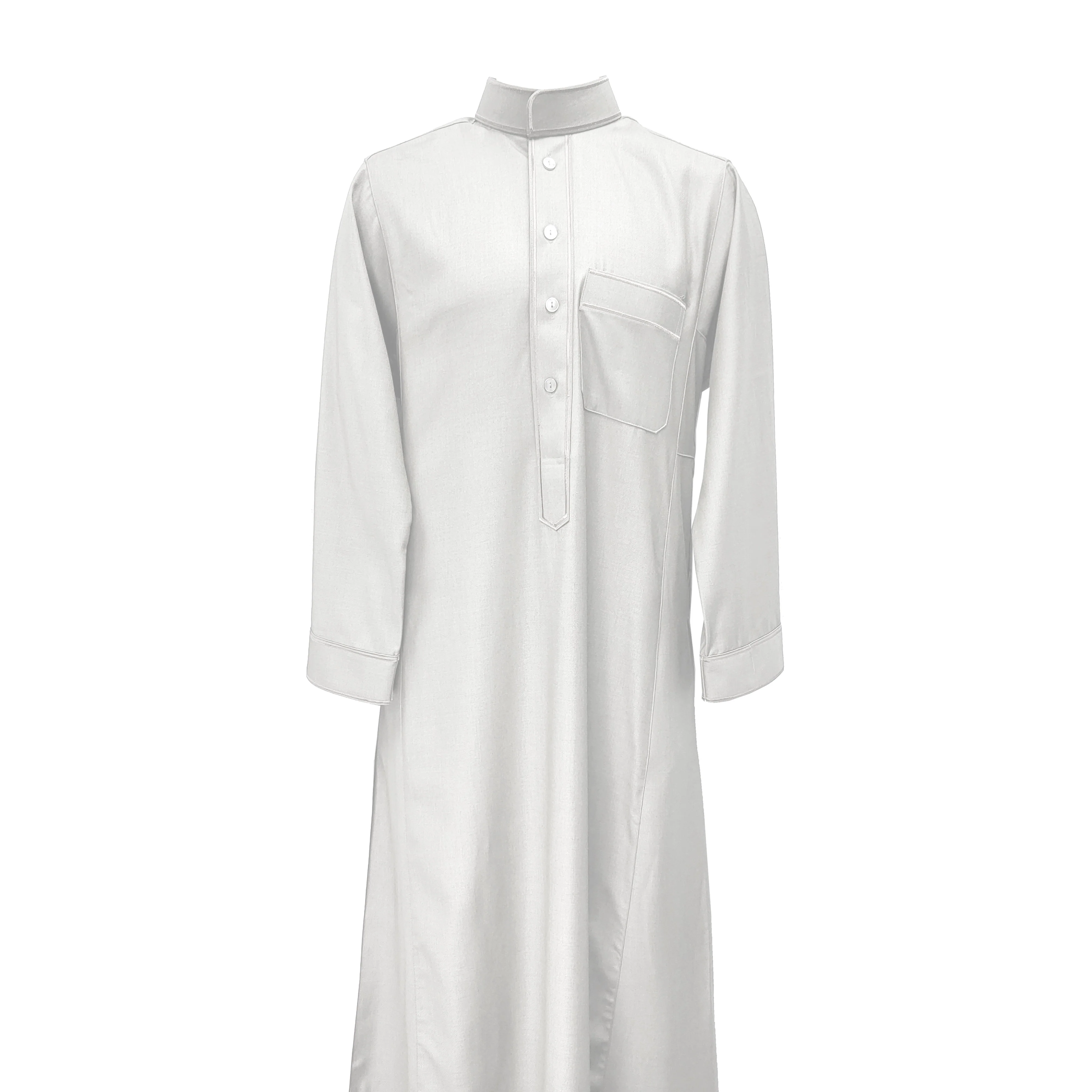 Al Aseel Embroidered Colour Thobe (Jubba) - Image 8
