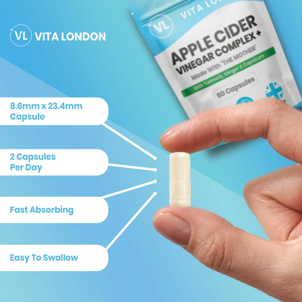 Apple Cider Vinegar Complex+ (60 Capsules) - Image 4