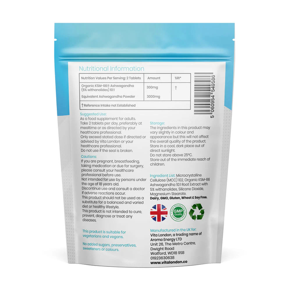 Ashwagandha KSM-66 3000mg (120 Tablets) - Image 2