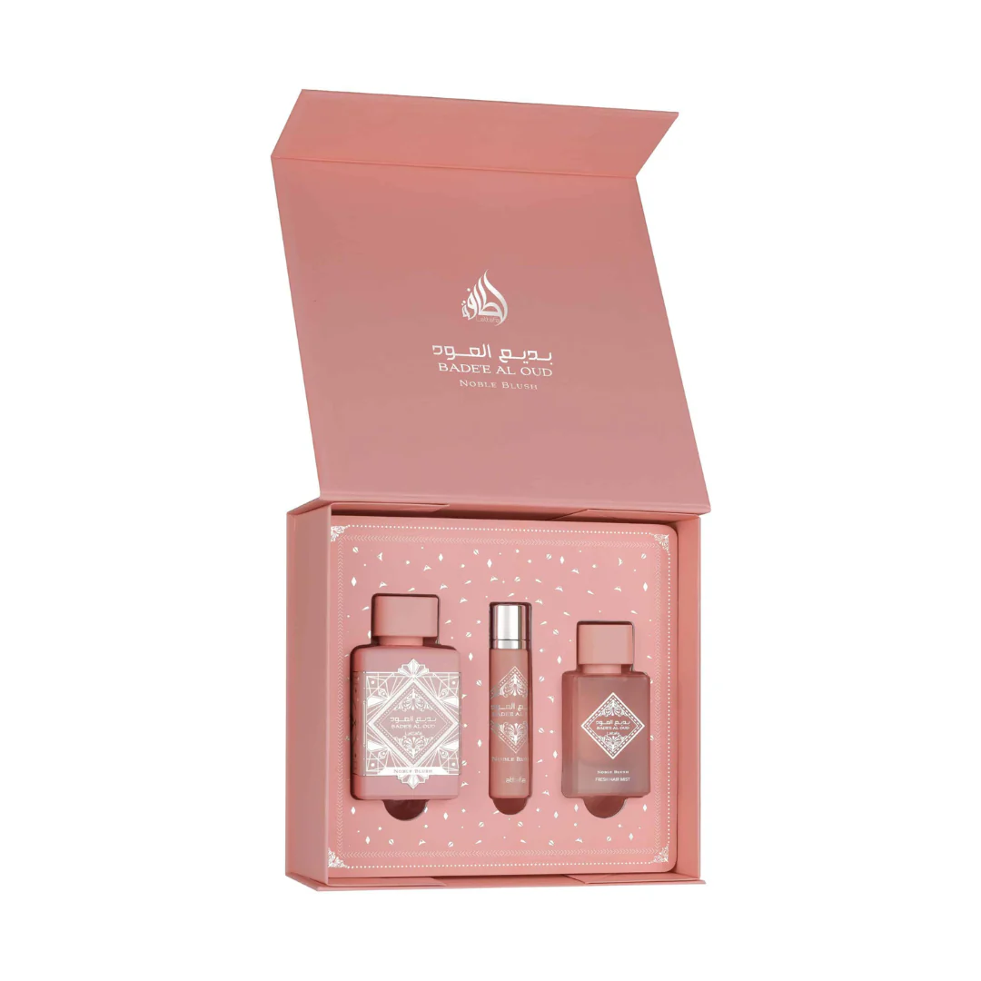 Badee al Oud Noble Blush - Perfume Gift Set - Image 2