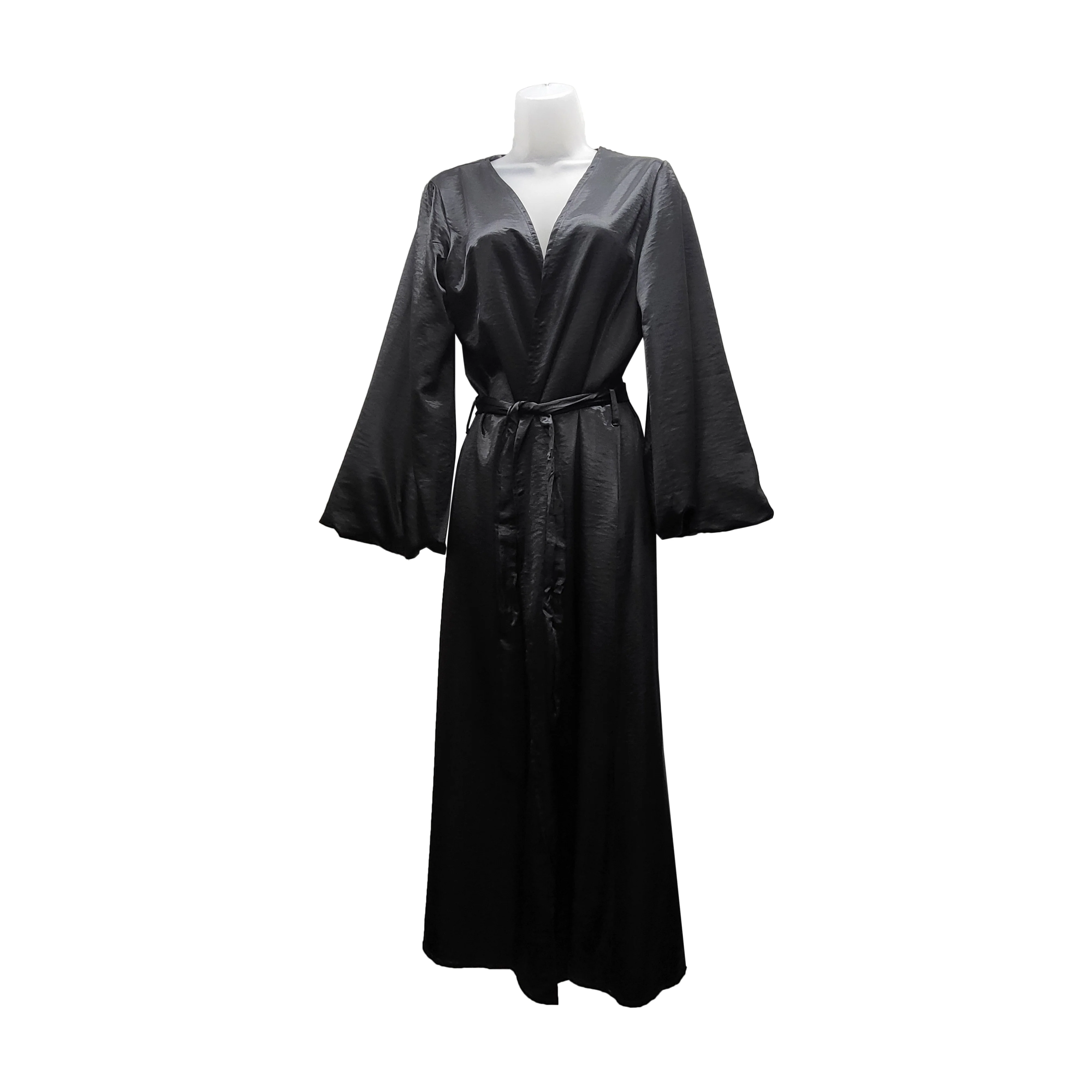 Balloon Sleeve Kimono Abaya - Image 3