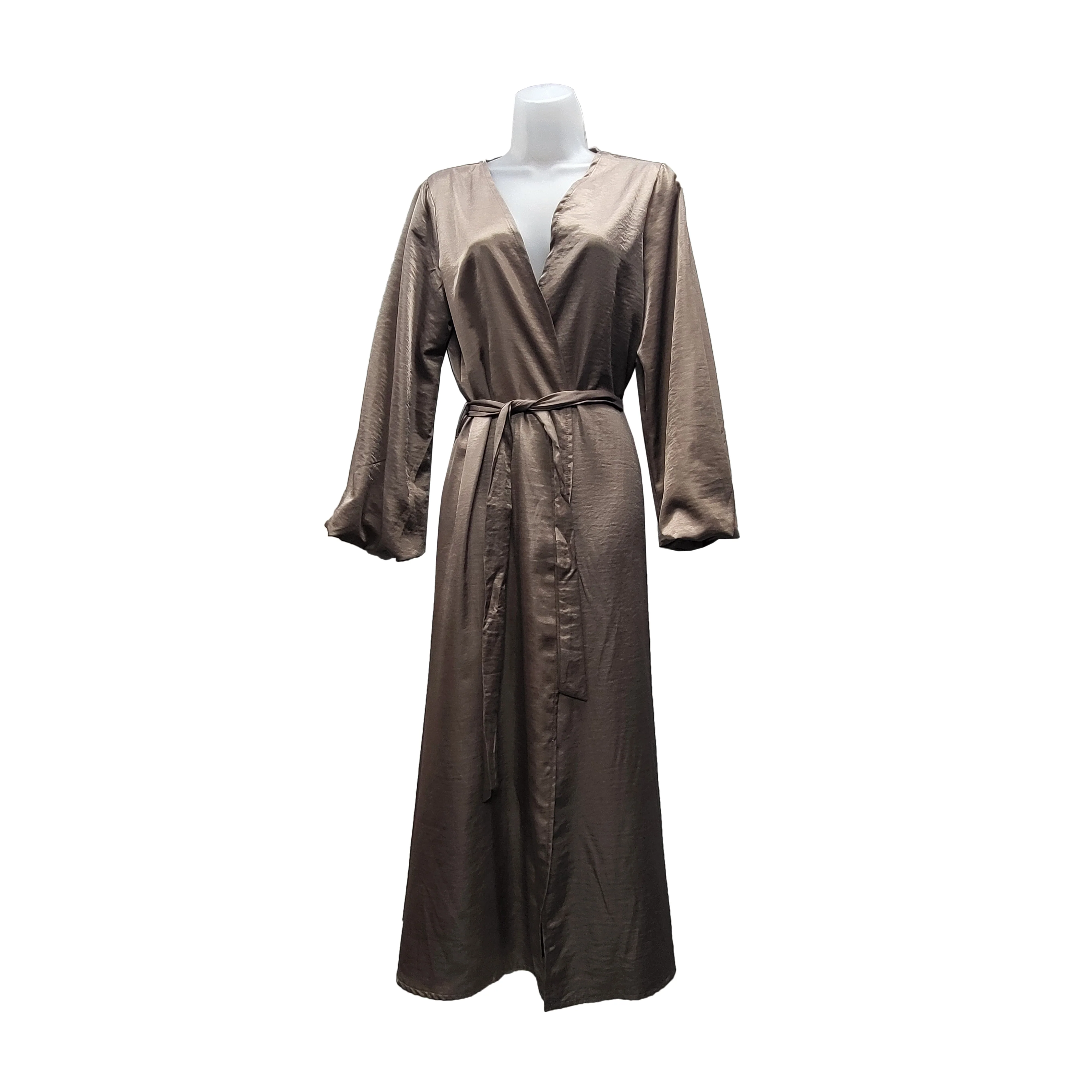 Balloon Sleeve Kimono Abaya - Image 4