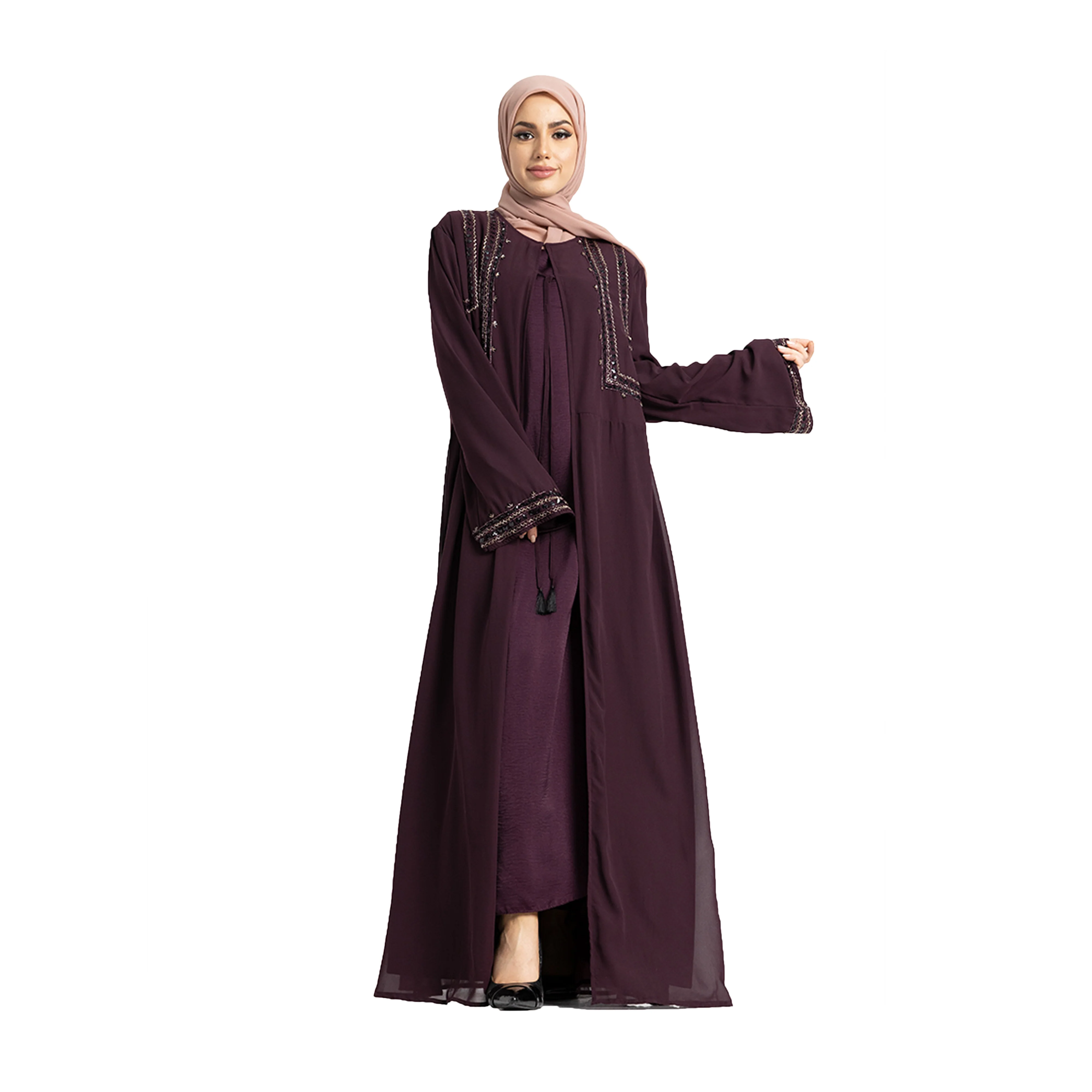Ezma Kimono Abaya Dress (ZA4033) - Image 12