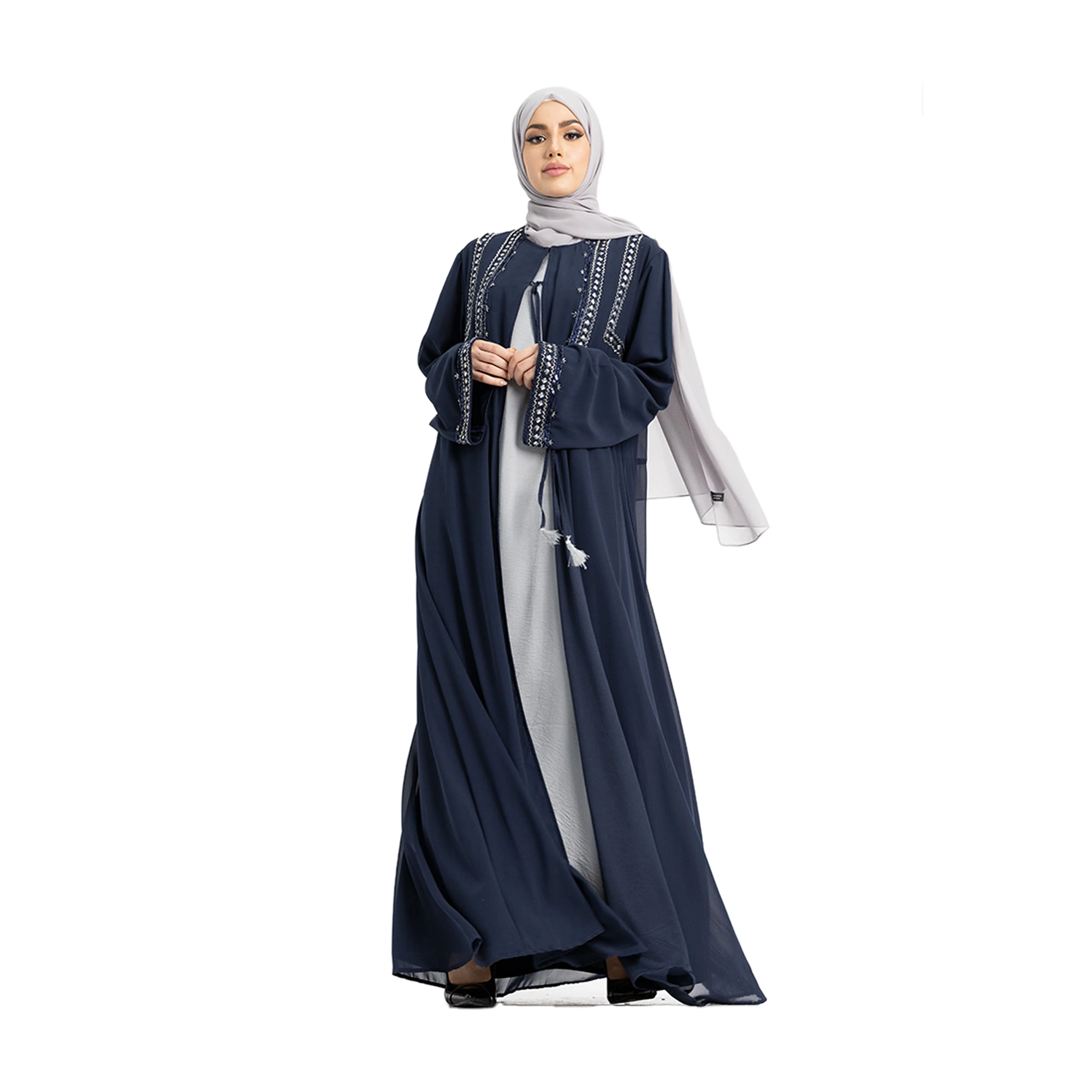 Ezma Kimono Abaya Dress (ZA4033) - Image 3