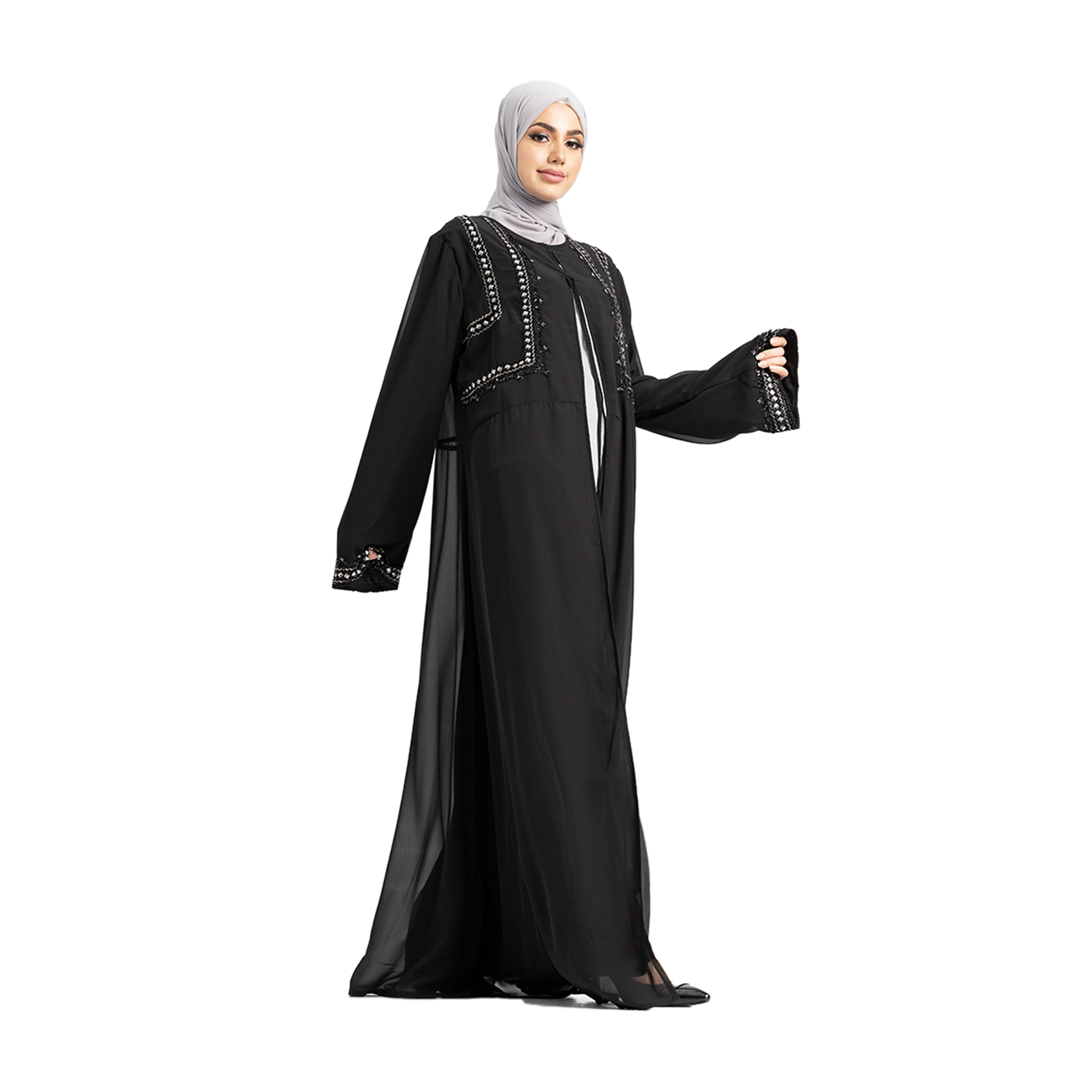 Ezma Kimono Abaya Dress (ZA4033) - Image 4