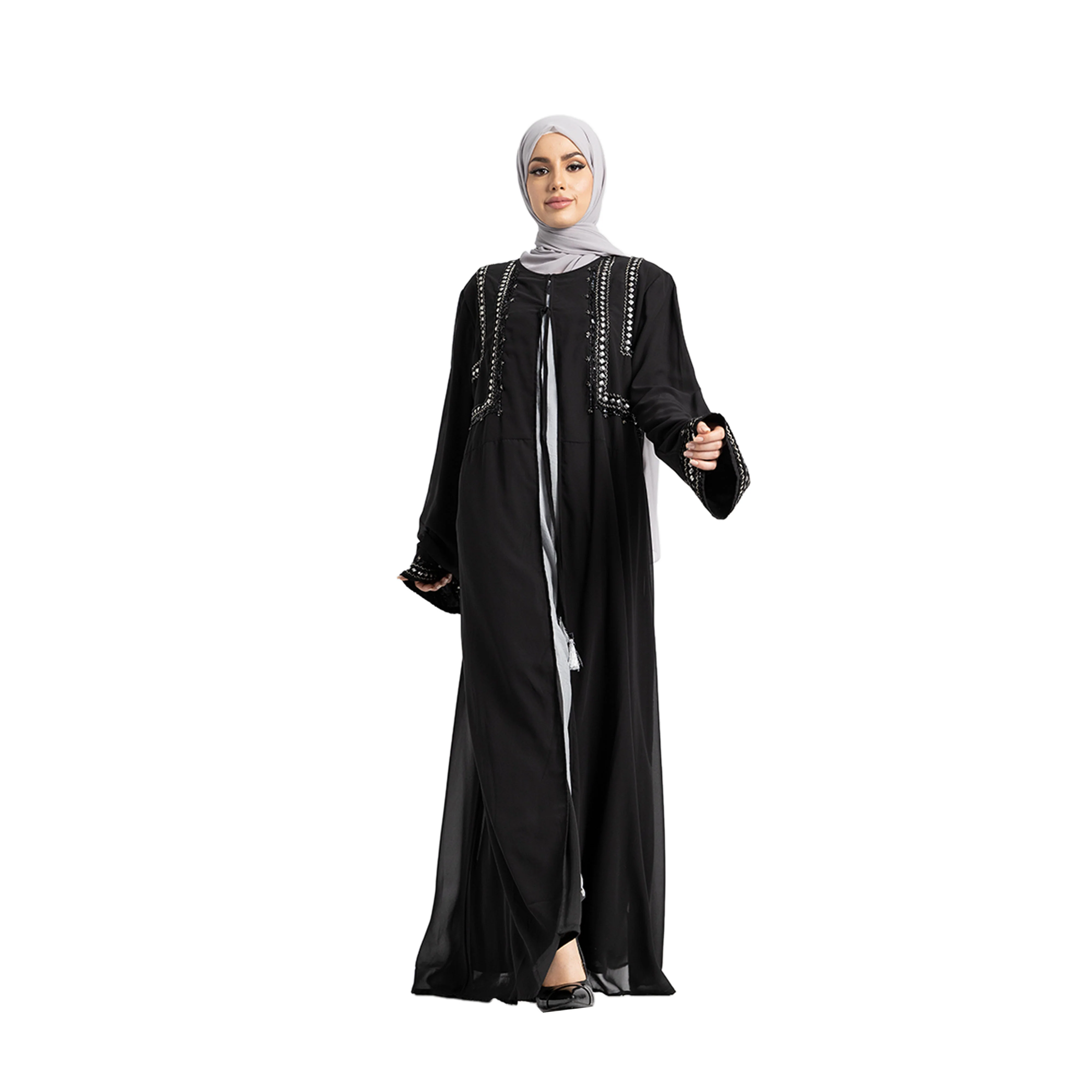 Ezma Kimono Abaya Dress (ZA4033) - Image 5