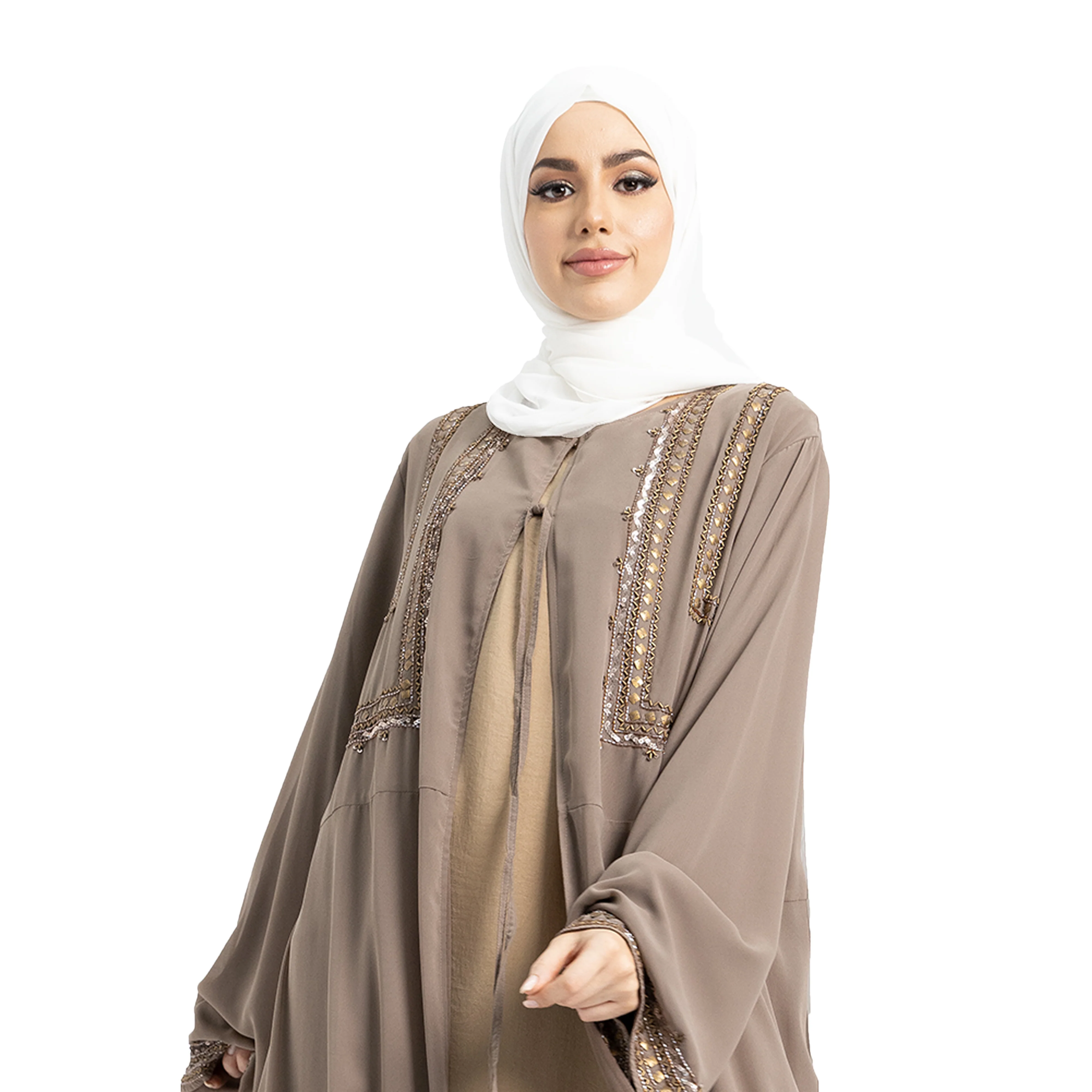 Ezma Kimono Abaya Dress (ZA4033) - Image 6