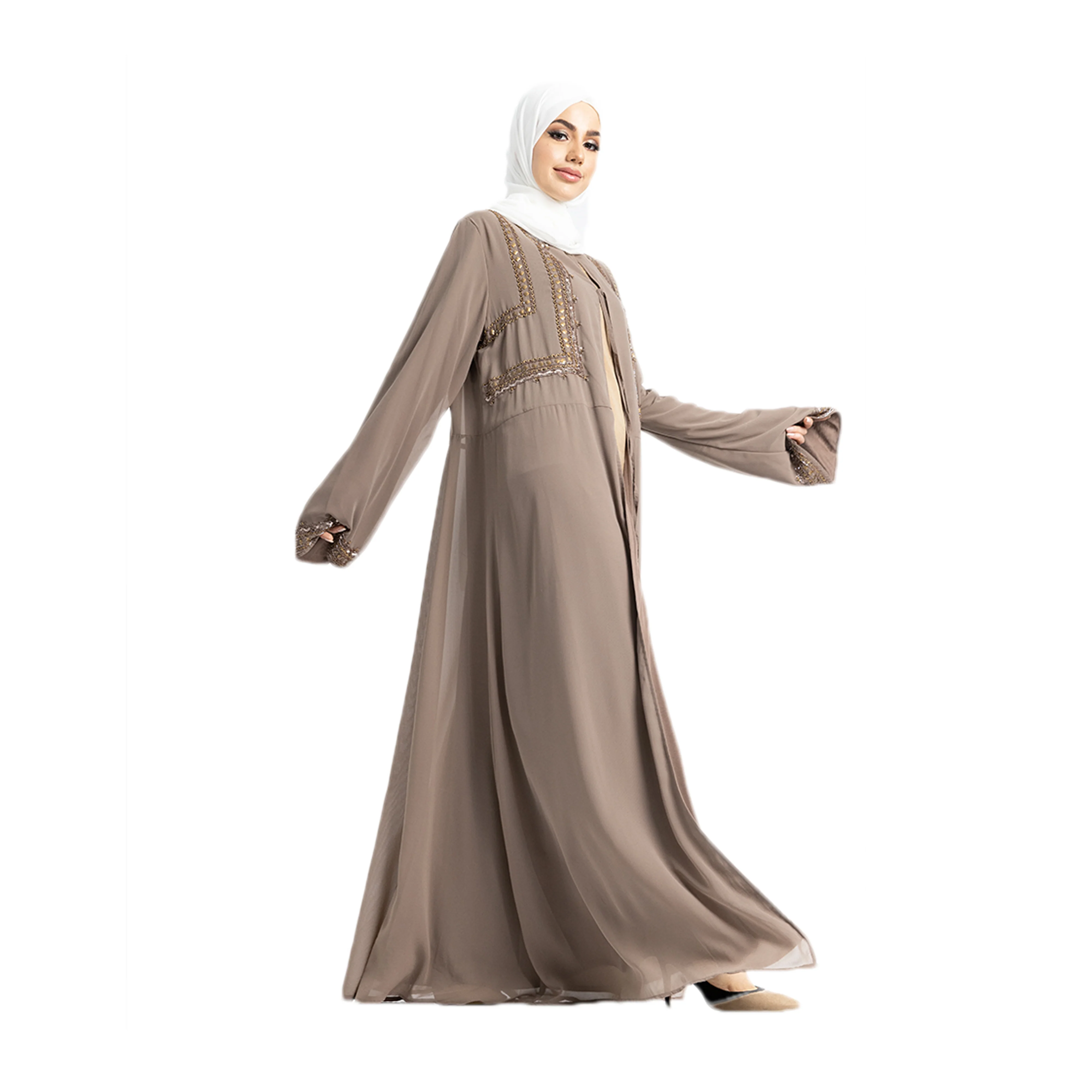 Ezma Kimono Abaya Dress (ZA4033) - Image 8