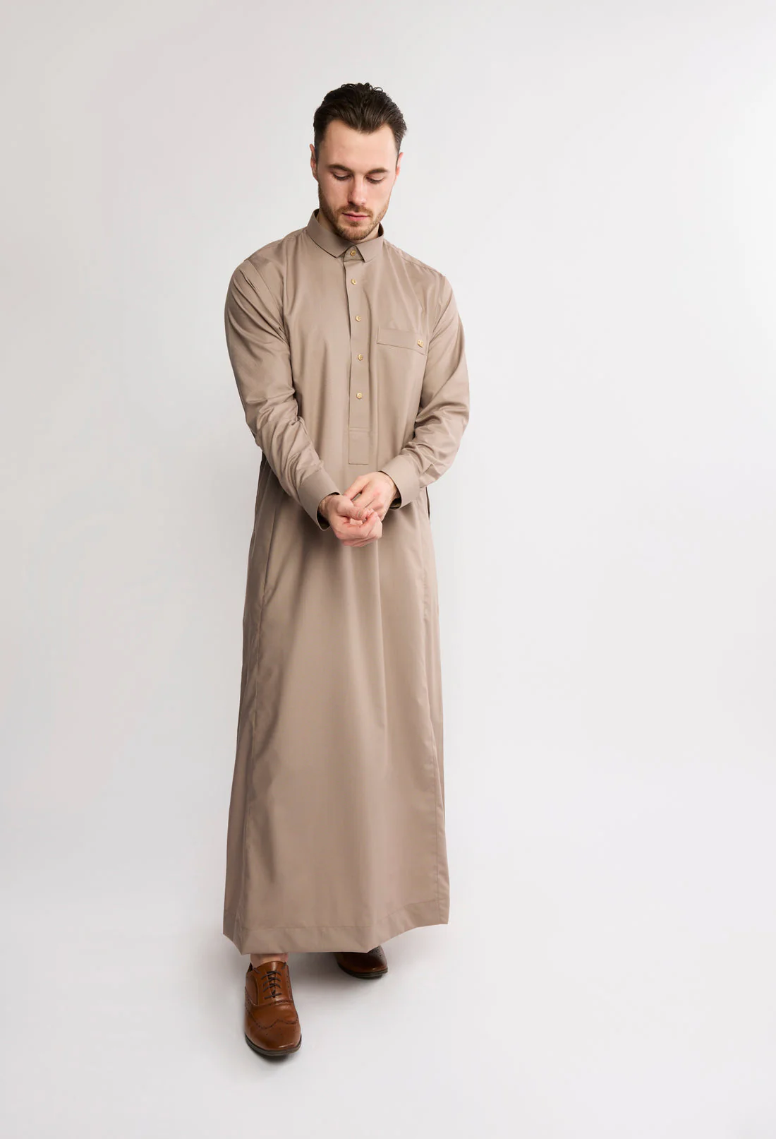 Classic Cuffed Beige J2504 - Image 2