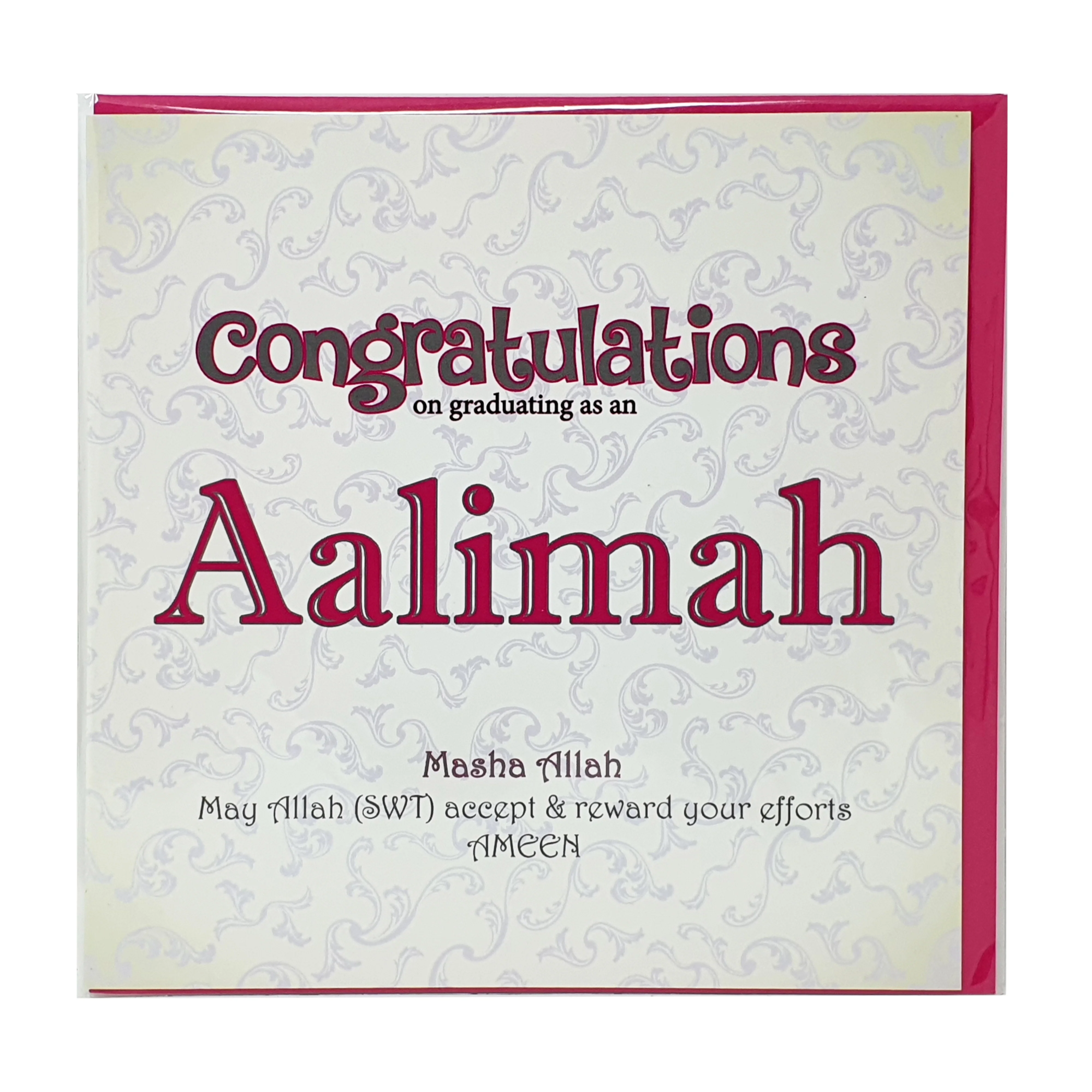 Congratulations Aalimah Card