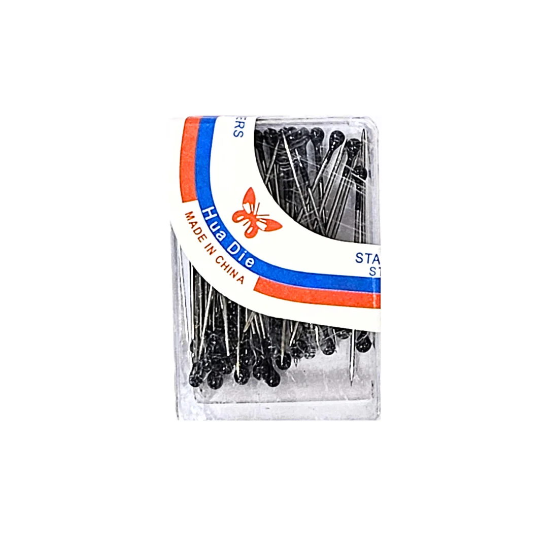 Dress Makers Pins Small Black 20pcs