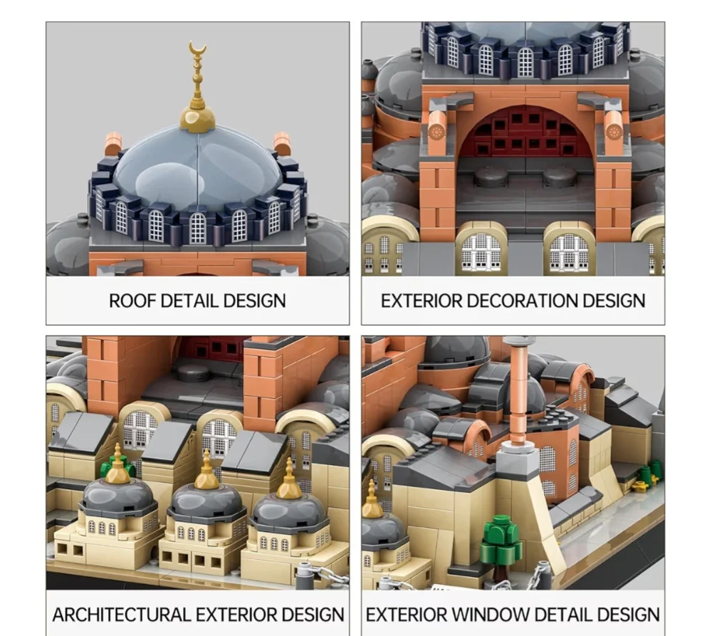 Hagia Sophia Building Block Set - 1434 piece - Image 4