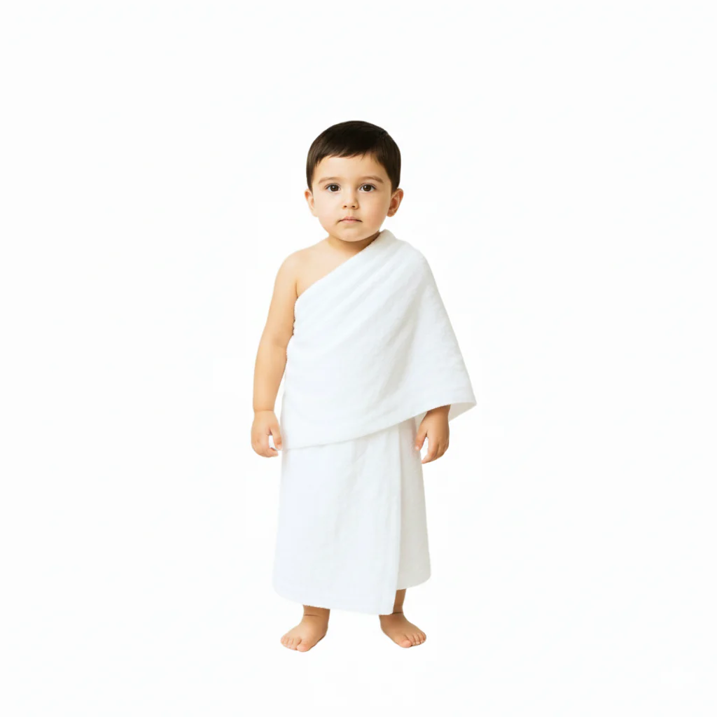 Instant Ihram for Ifants (Ages 1-2) - 100% Cotton