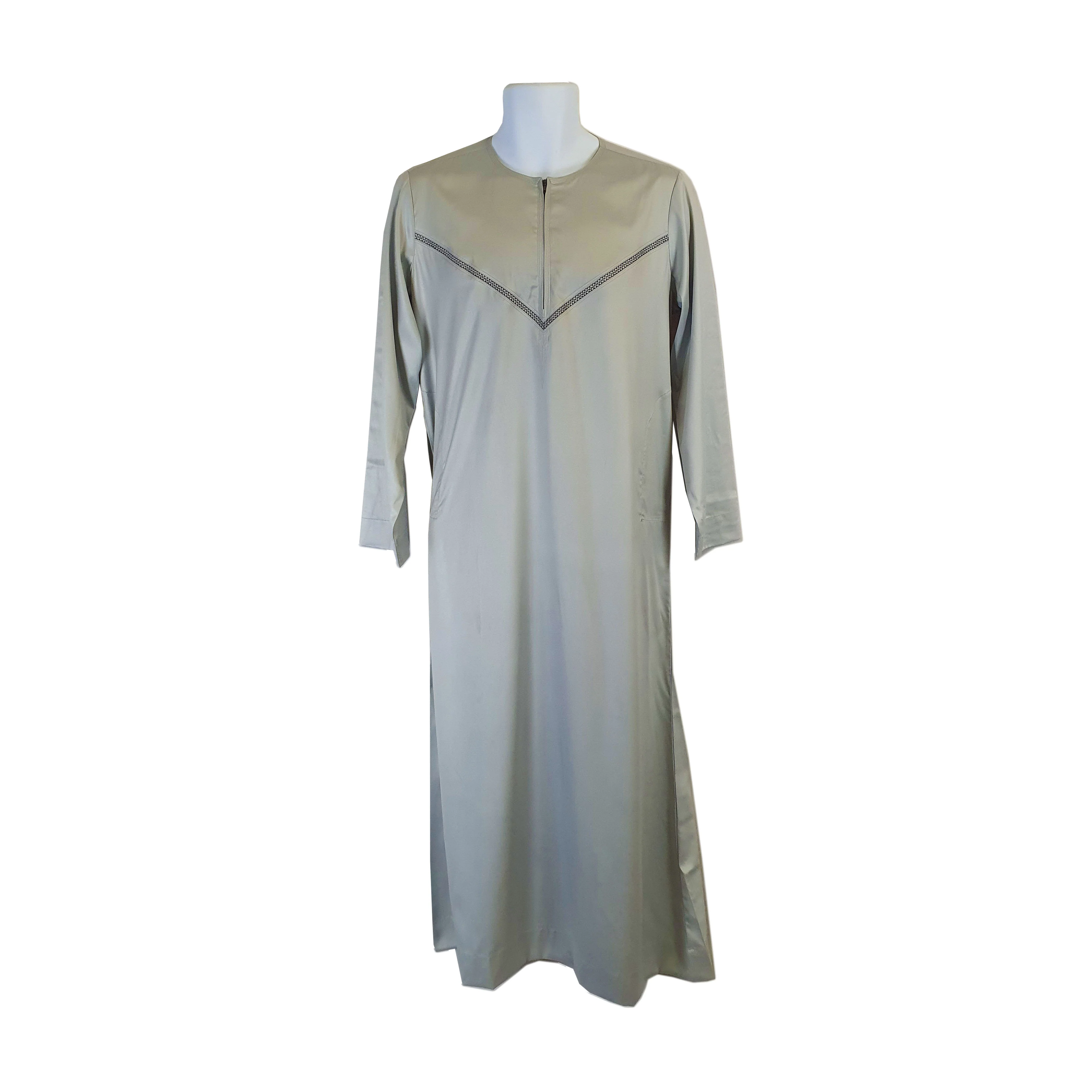 Plain round Neck Jubba Design 90018 - Image 6