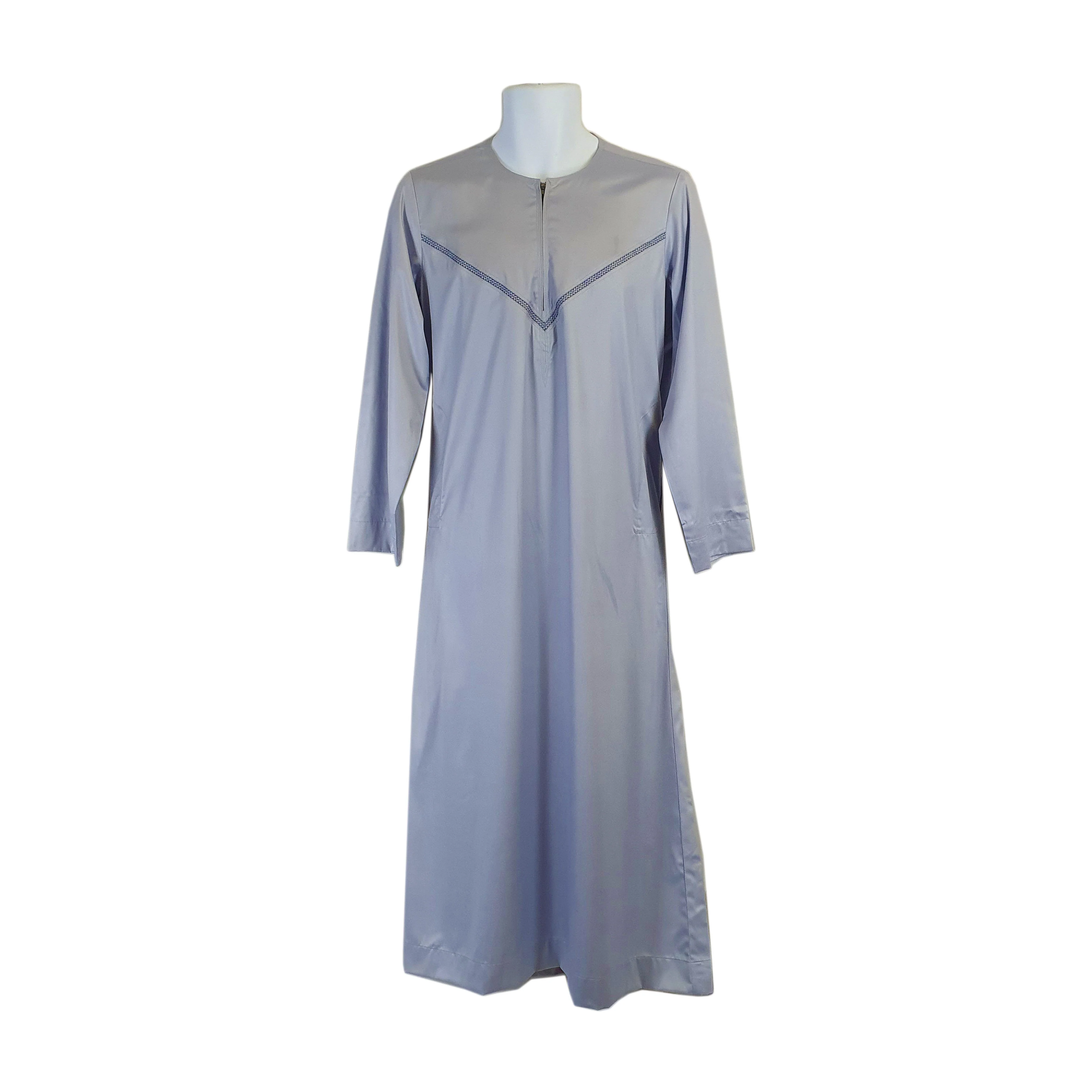 Plain round Neck Jubba Design 90018 - Image 7