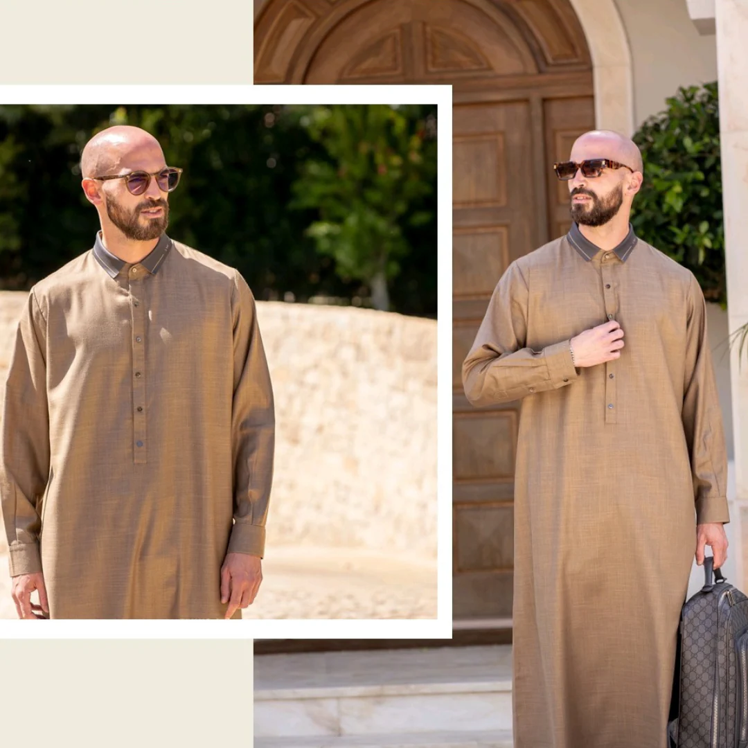 Luxury Beige Thobe & Jubba – Al Ameer - Image 2