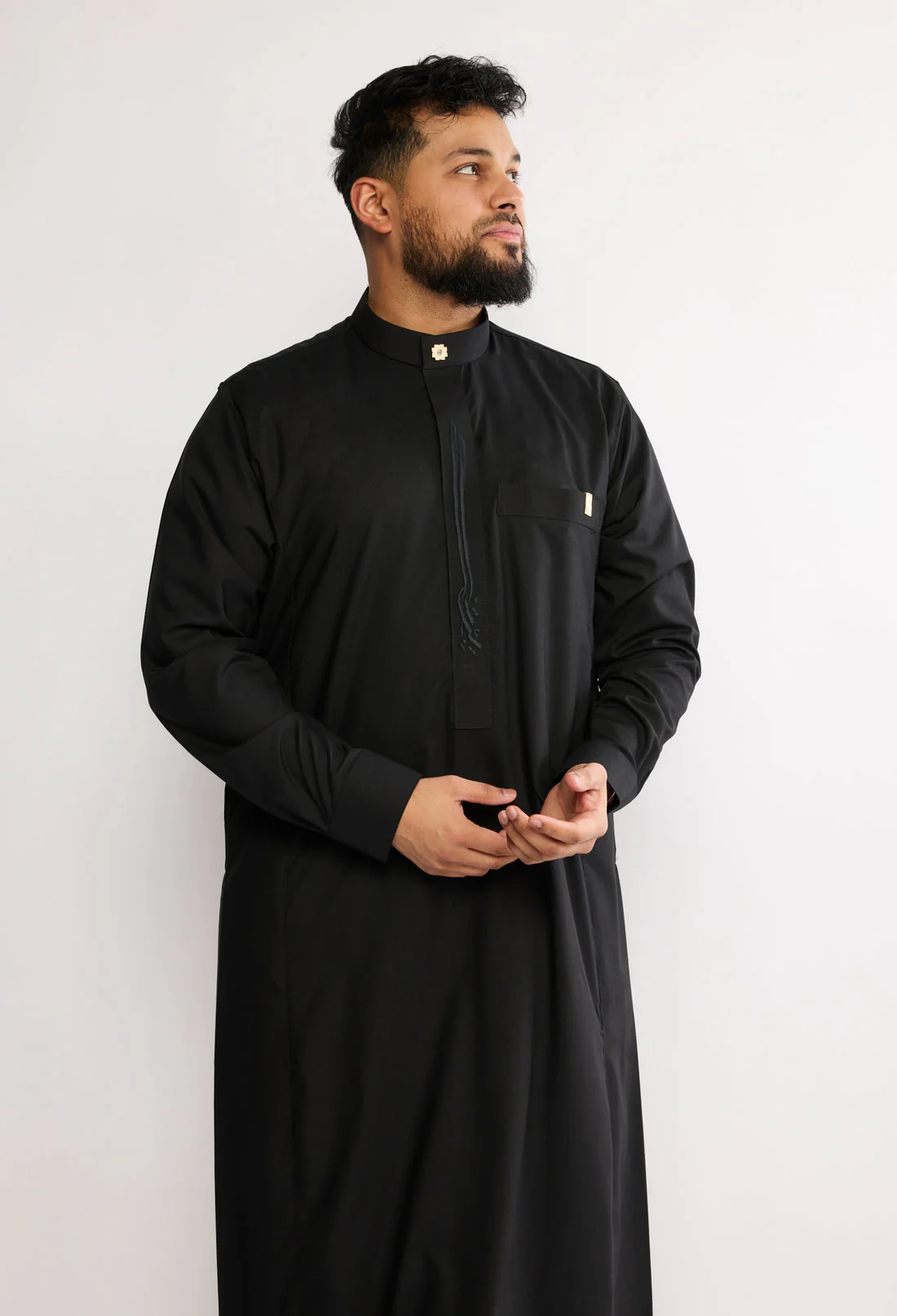 Luxury Cuffed Black J2512 - Image 2