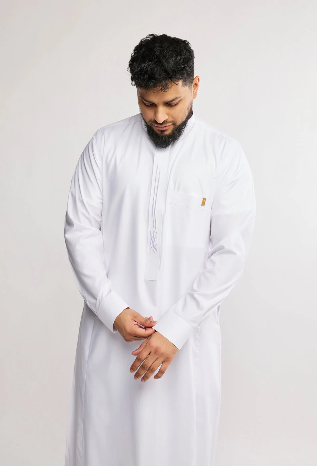 Luxury Cuffed White J2512 - Image 3