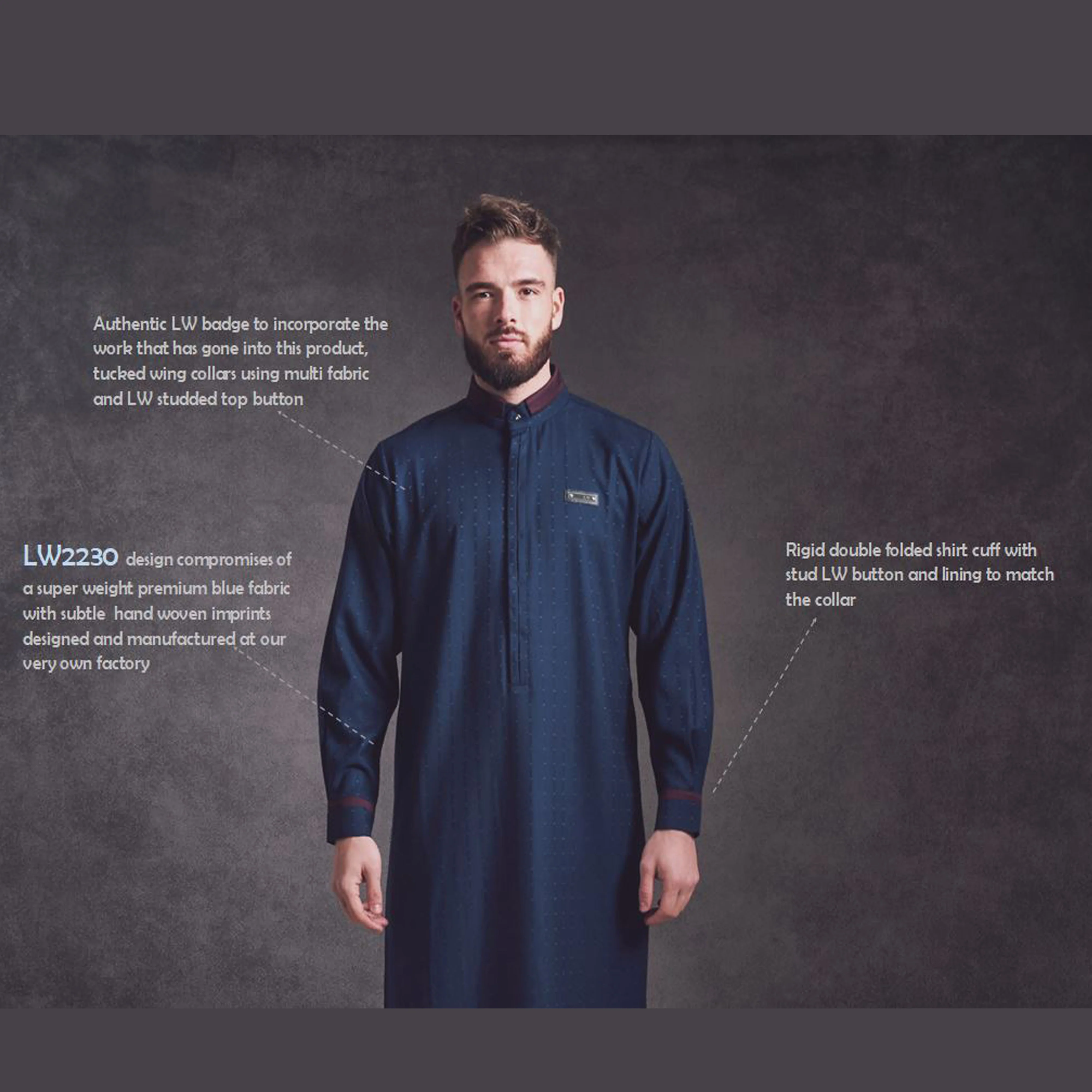 Lawung Kurta For Men LW2230 By Al Ameer - Image 3