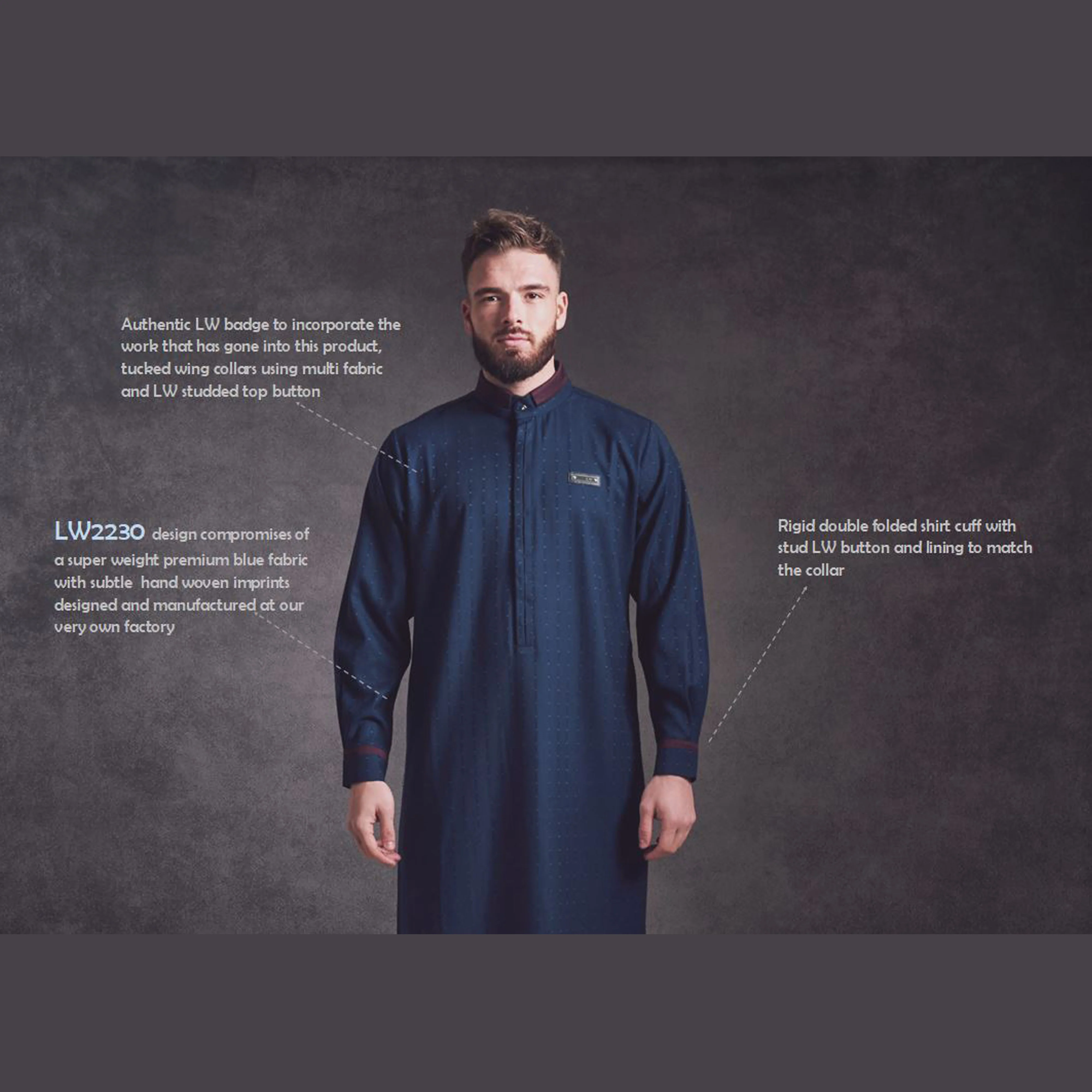 Lawung Kurta For Men LW2230 By Al Ameer - Image 4
