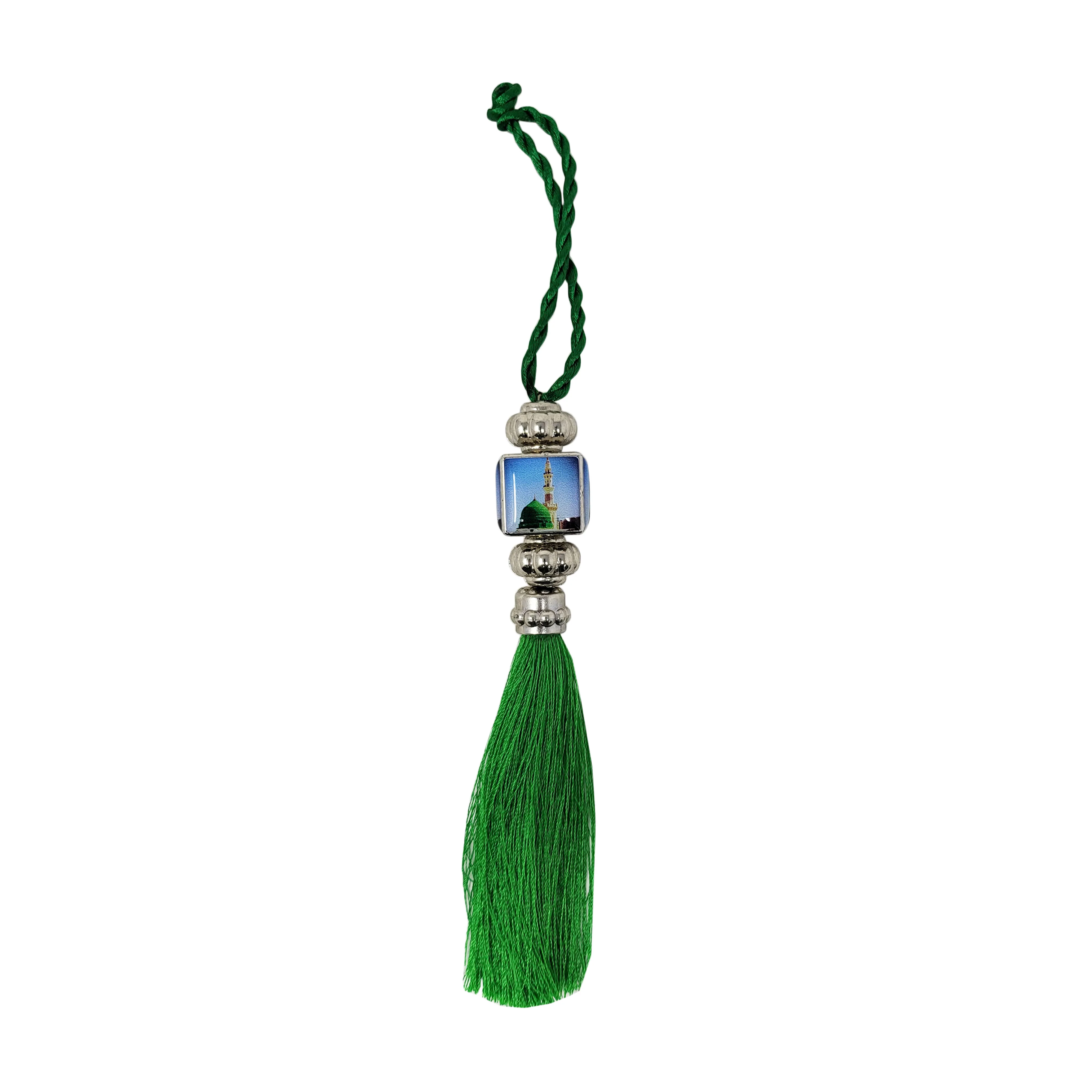 Madinah Car Hang Cube Green
