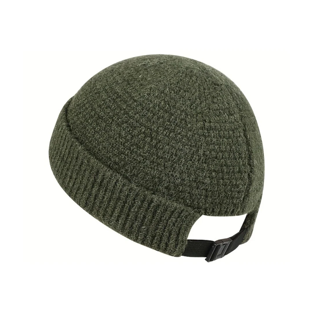 Mens Classic Woolly Docker Hat - Green