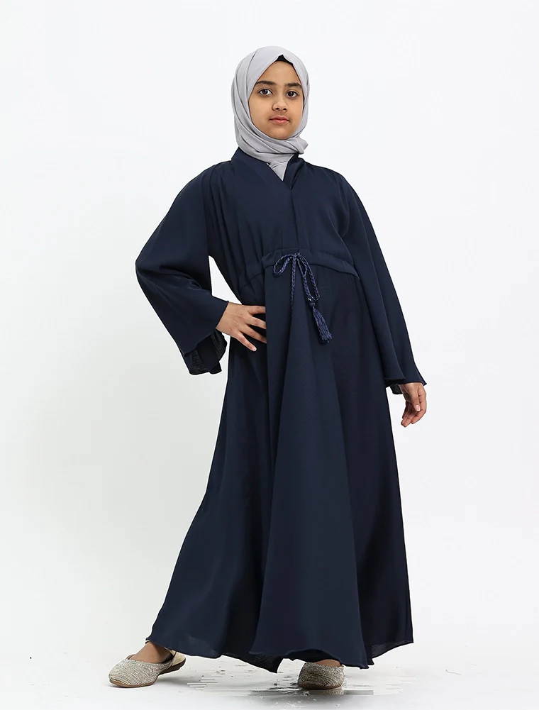 Navy Girls Salifah Abaya - Image 3