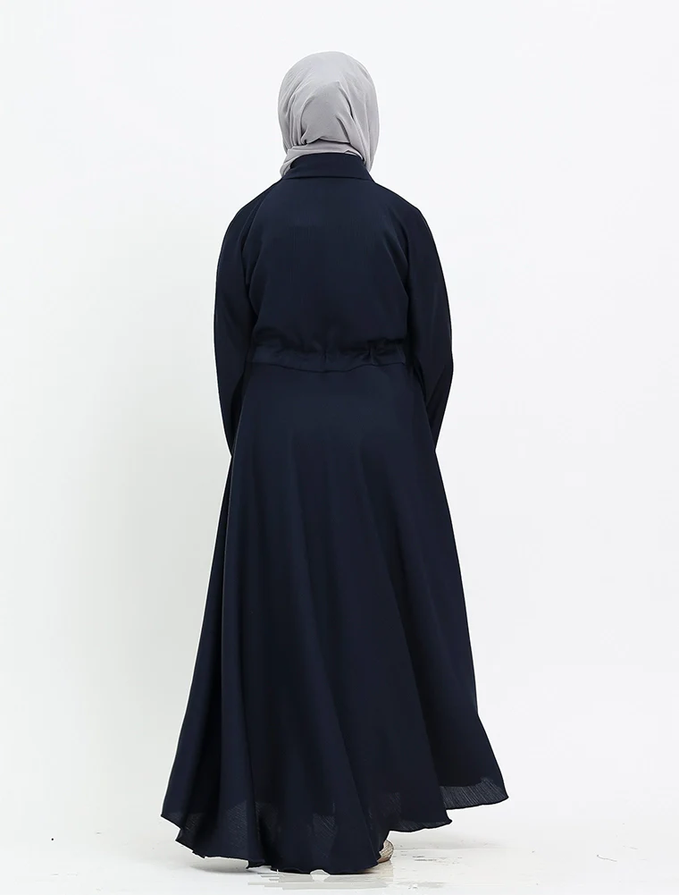 Navy Girls Salifah Abaya - Image 5