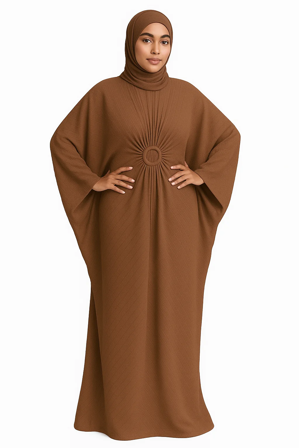Onoro Batwing Abaya One Size - Image 3