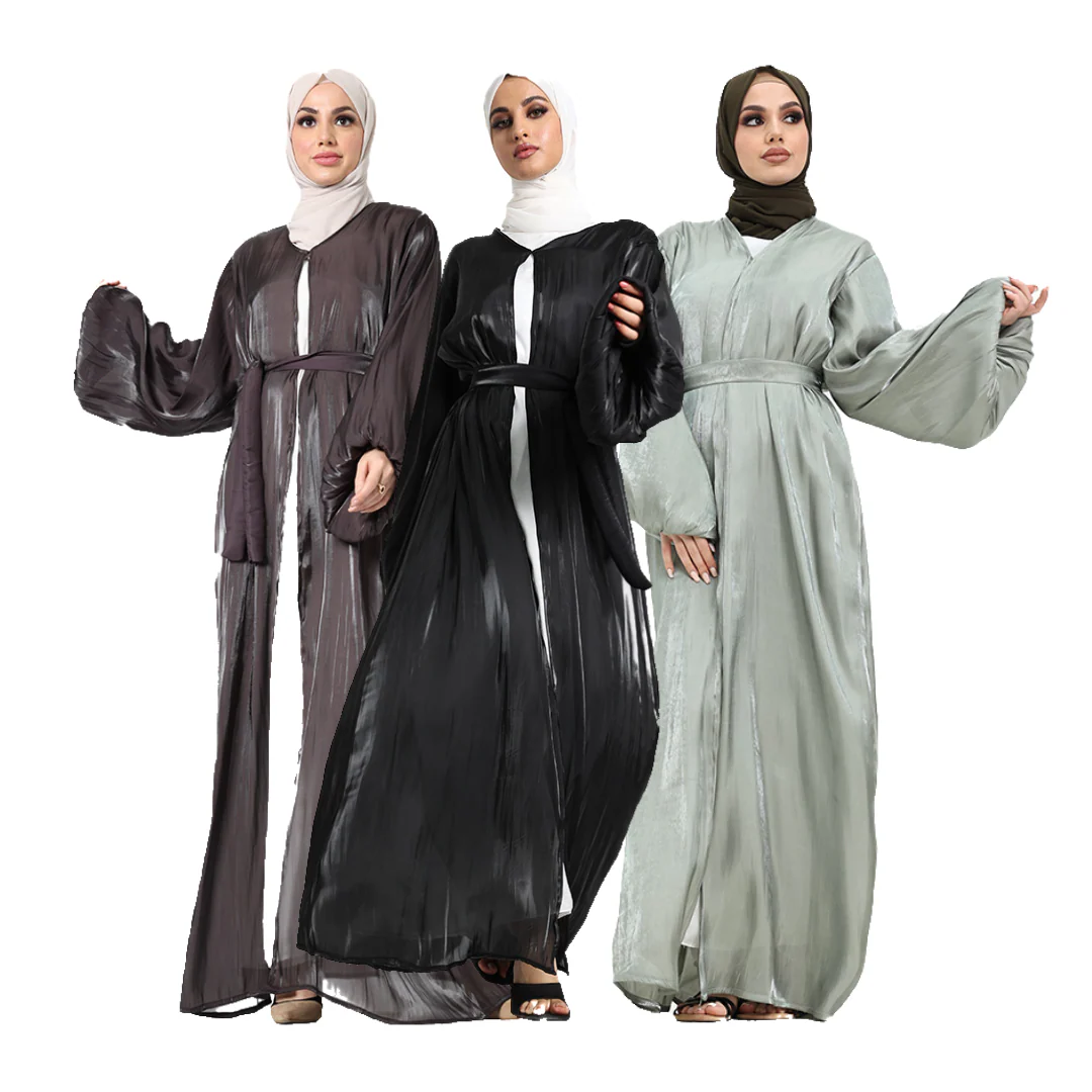 Organza Kimono Abaya (ZA235)