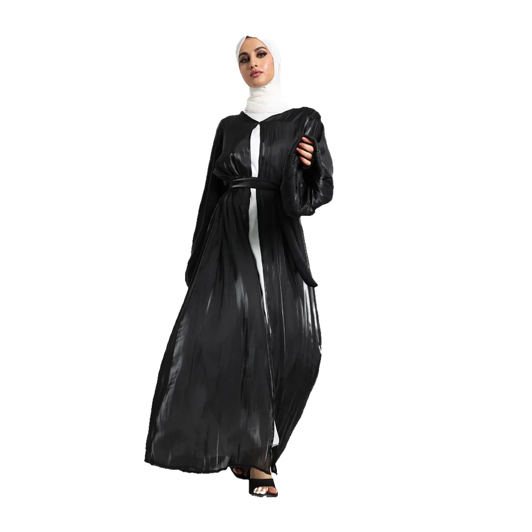 Organza Kimono Abaya (ZA235) - Image 2