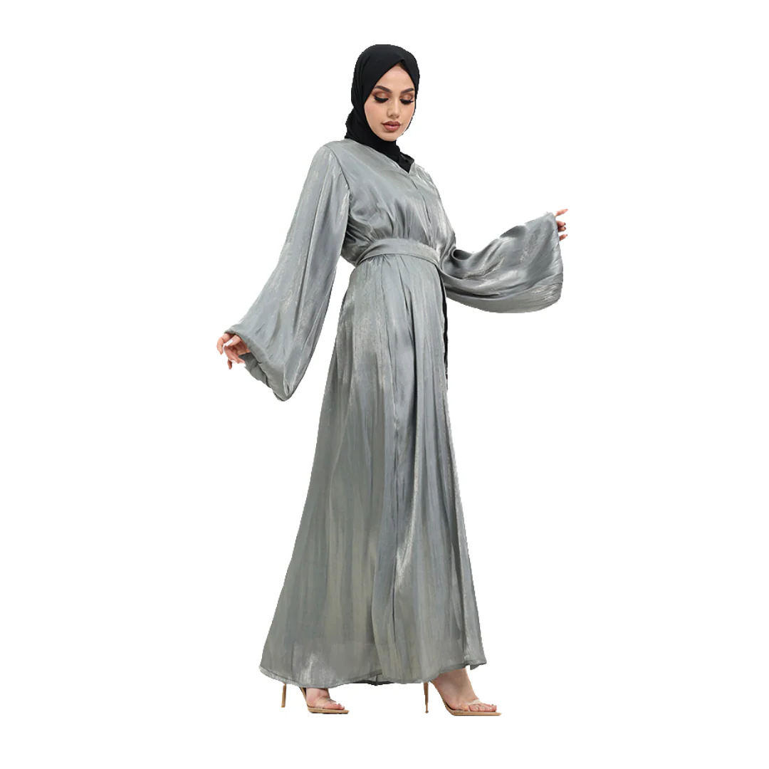 Organza Kimono Abaya (ZA235) - Image 5