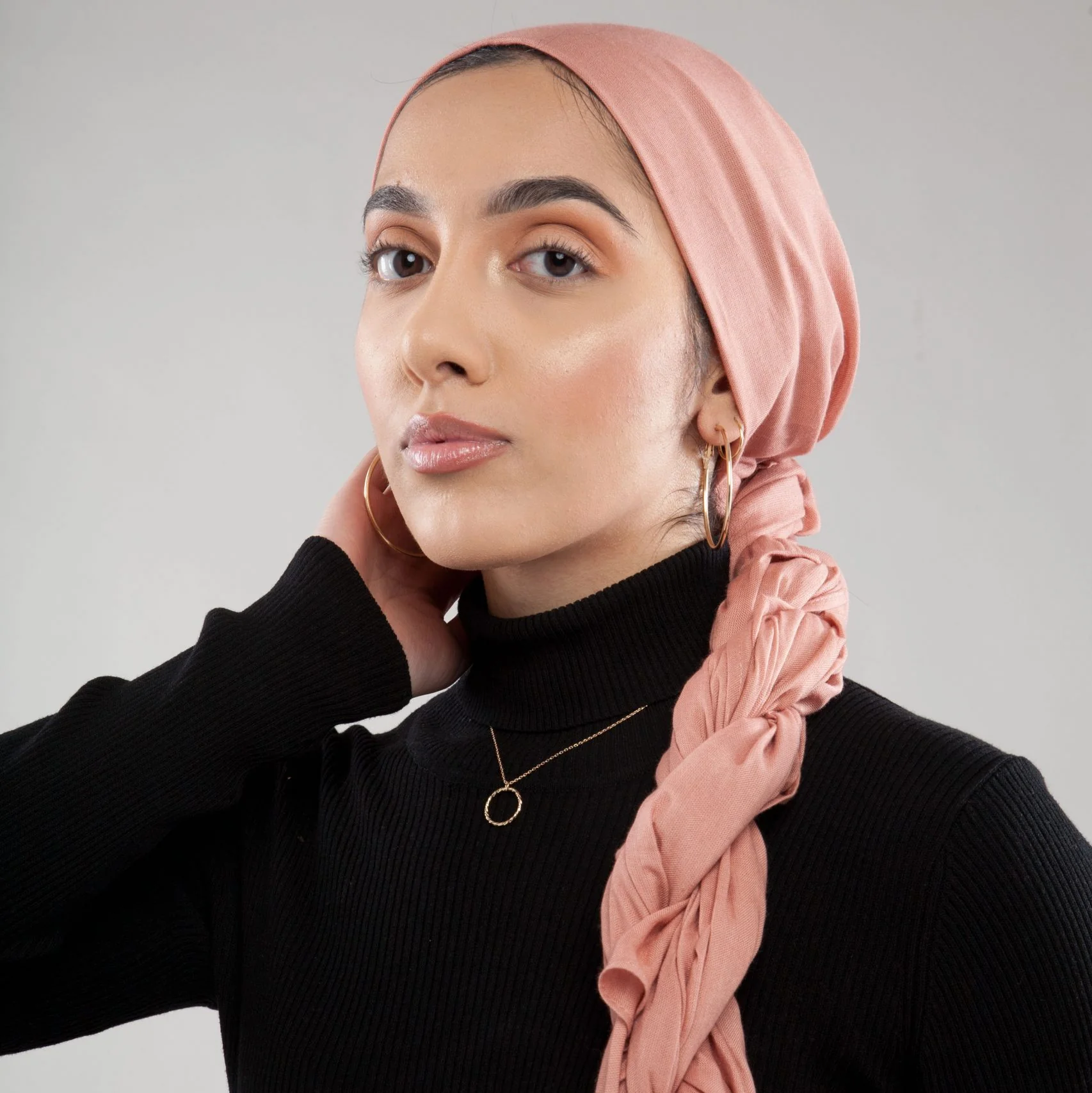 Rayon Plain Scarf - Image 2