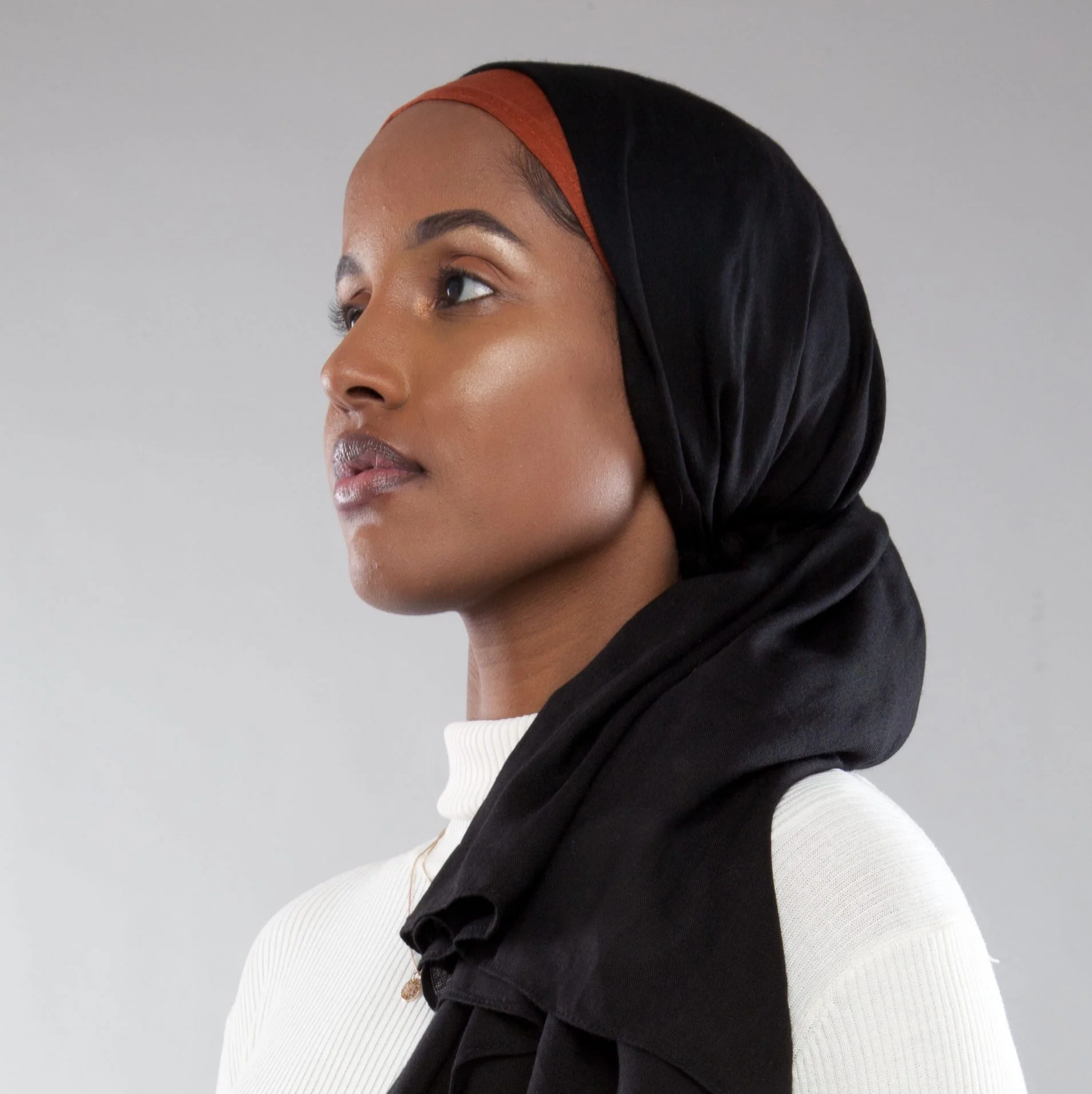Rayon Plain Scarf - Image 3