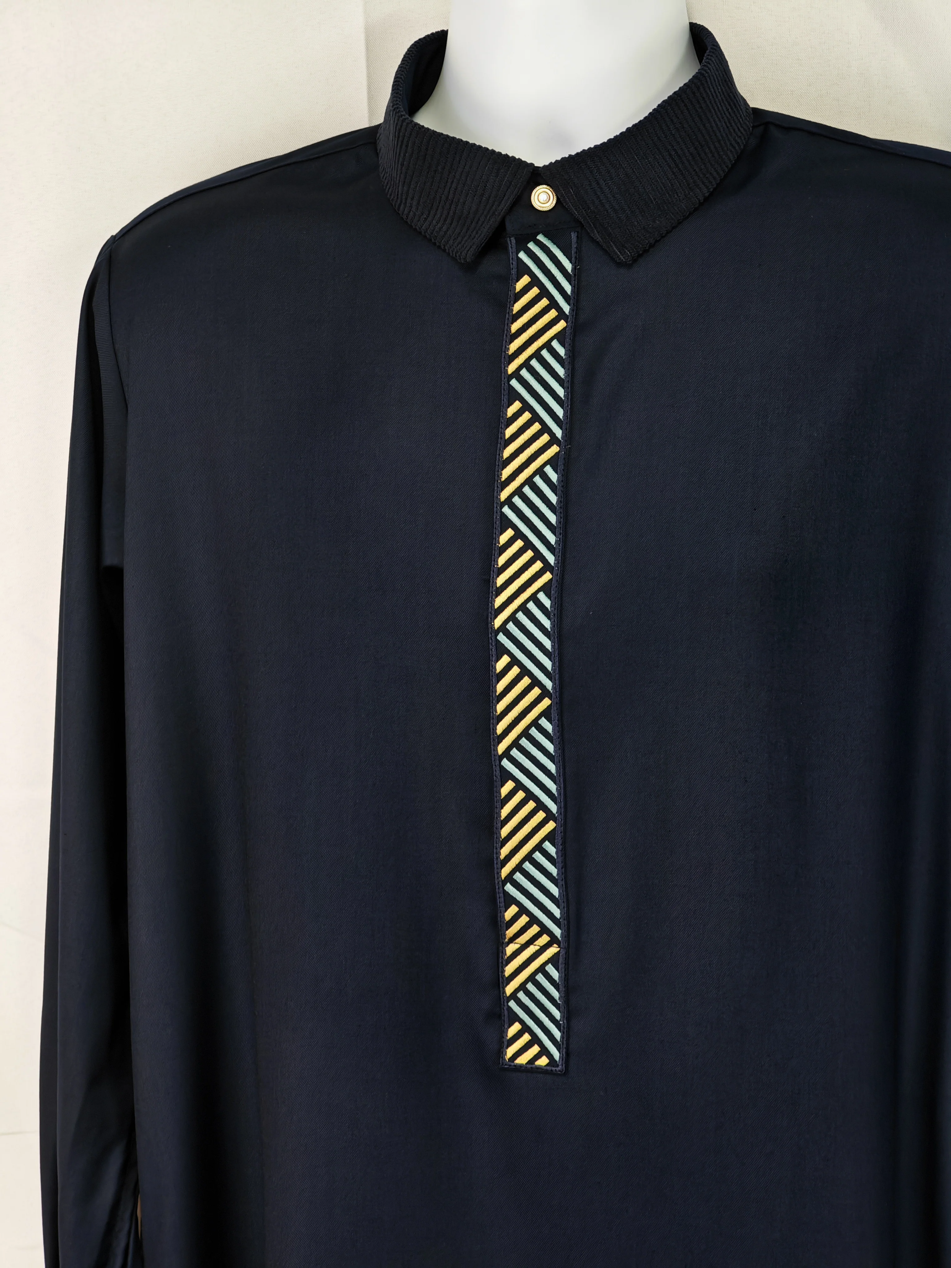 Ruby Smart Criss Cross Jubba Navy - Image 2