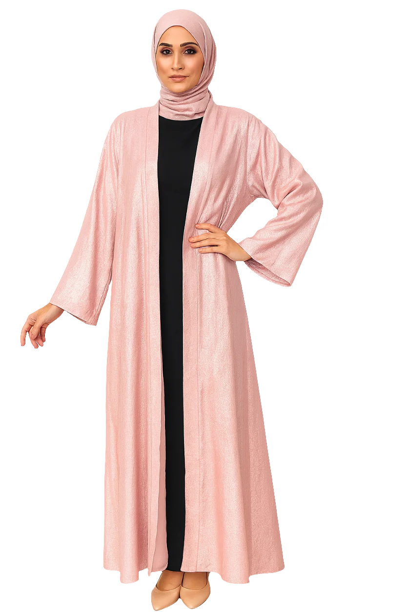 Shiny Open Abaya One Size - Image 2