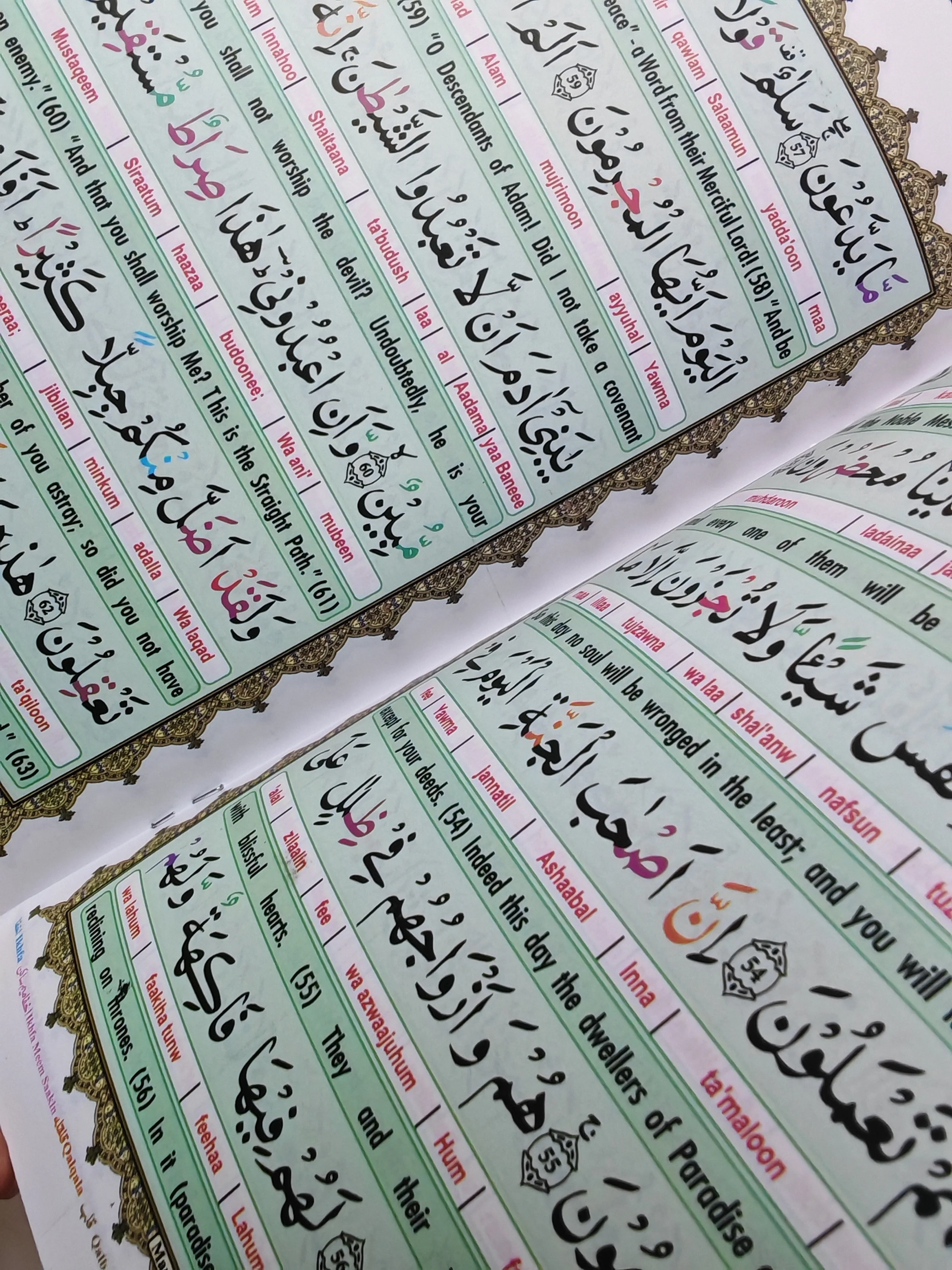 Surah Yasin Colour Coded Tajweed - Translation & Transliteration - Image 2