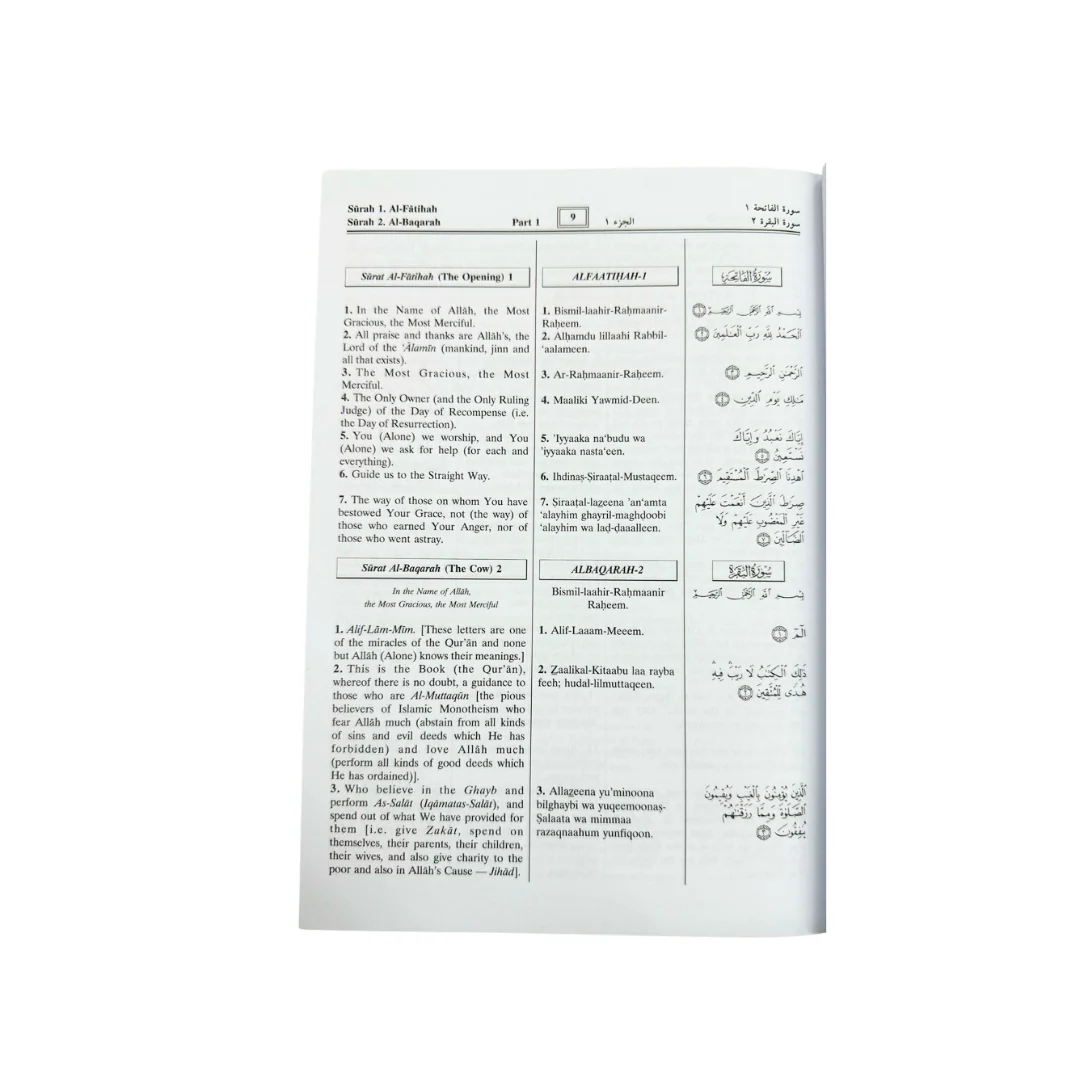 The Noble Quran - Transliteration in Roman Script - Image 2